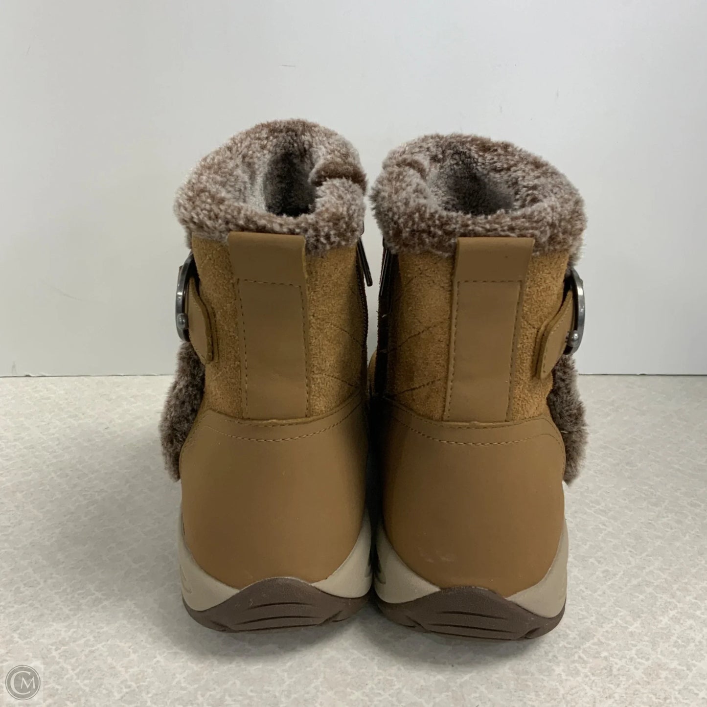 Boots Ankle Flats By Easy Spirit In Brown, Size: 9