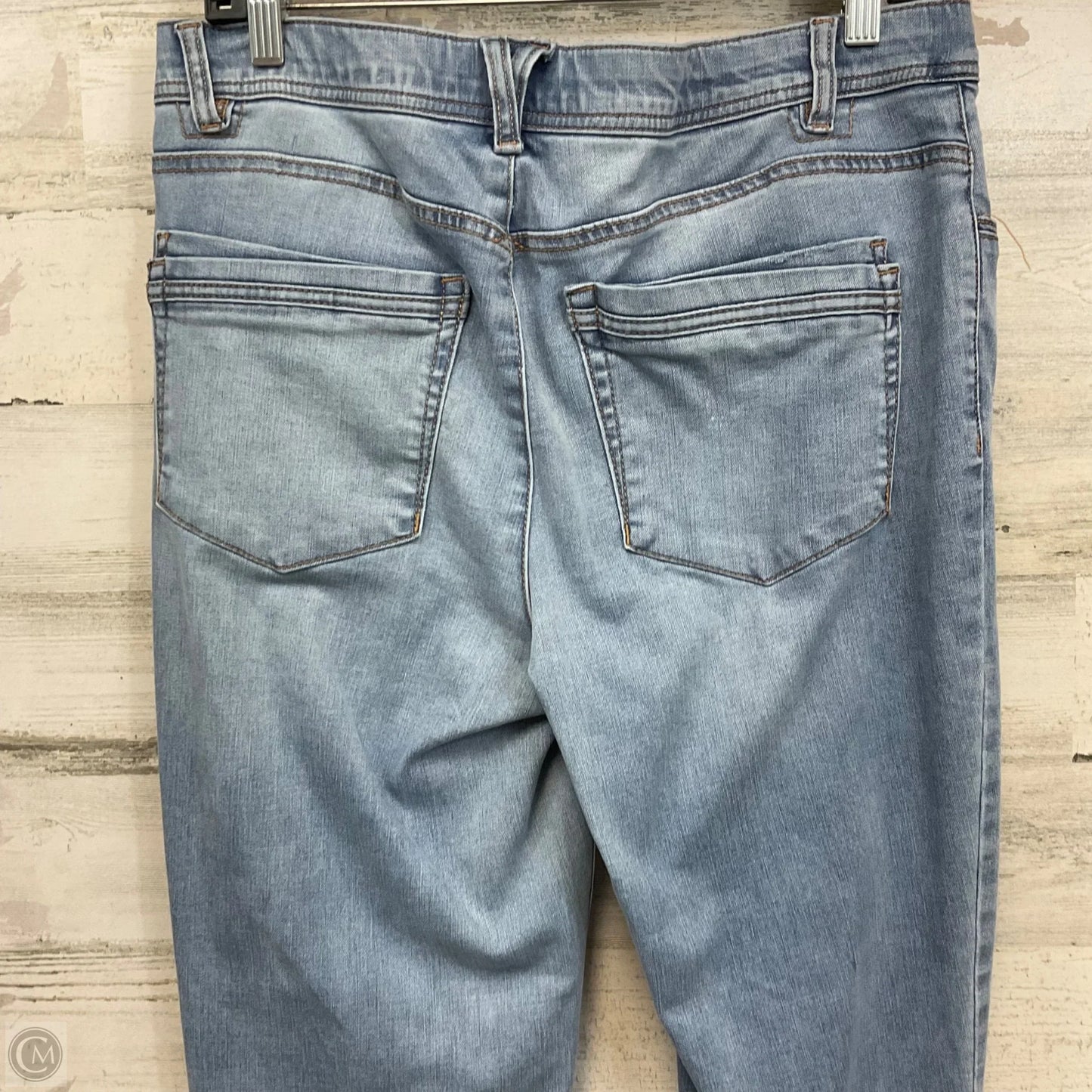 Jeans Straight By Democracy In Blue Denim, Size: 12