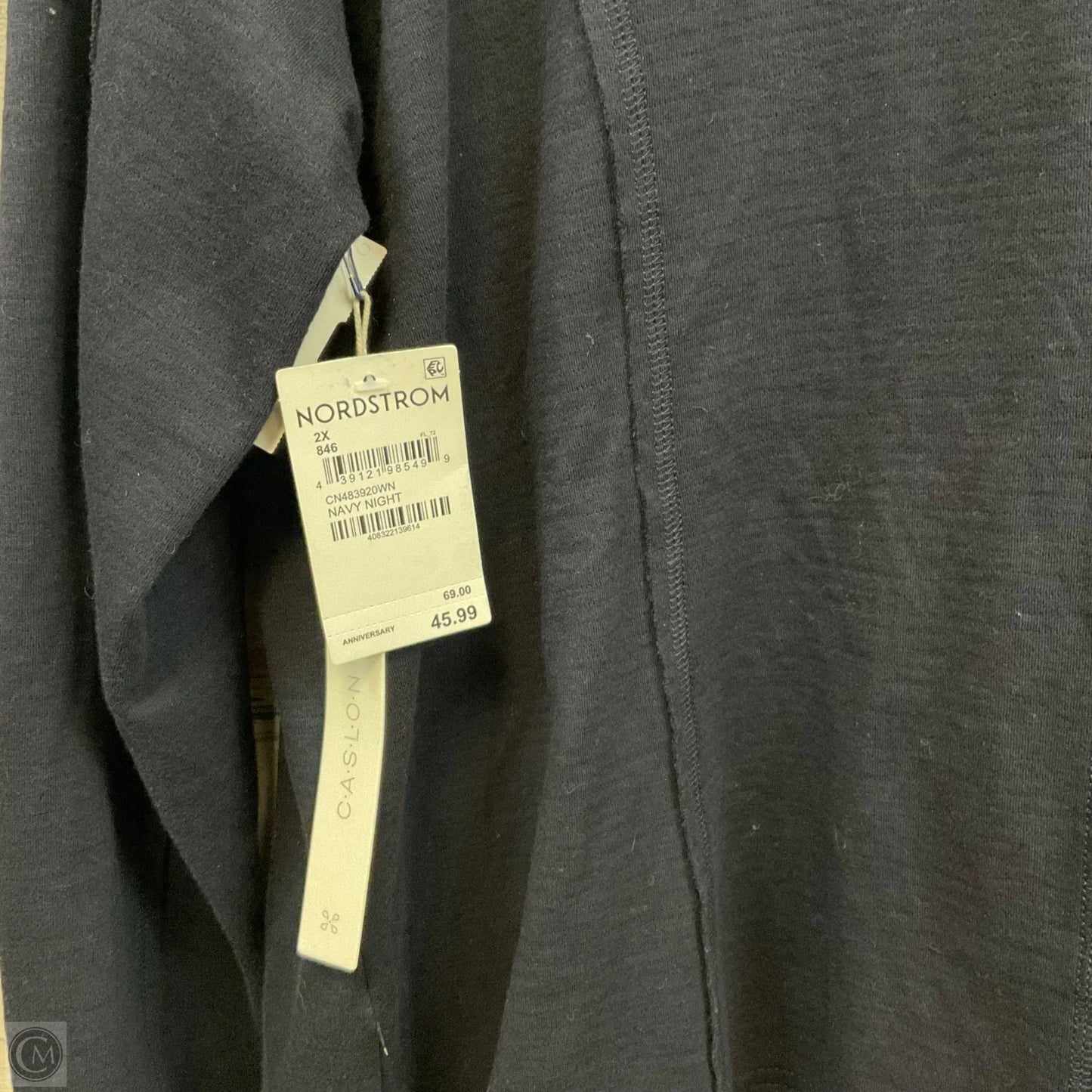 Cardigan By Caslon In Navy, Size: 2x