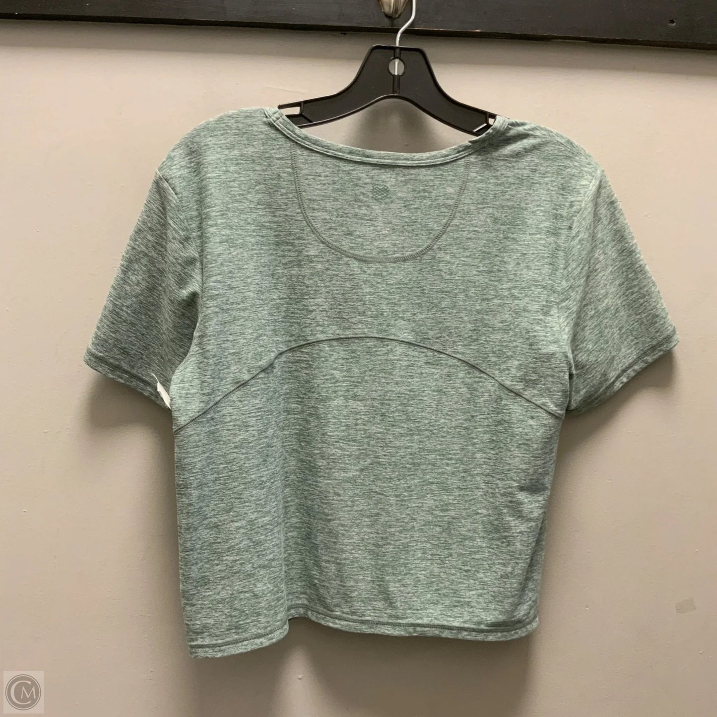 Athletic Top Short Sleeve By Flx In Green, Size: Xl