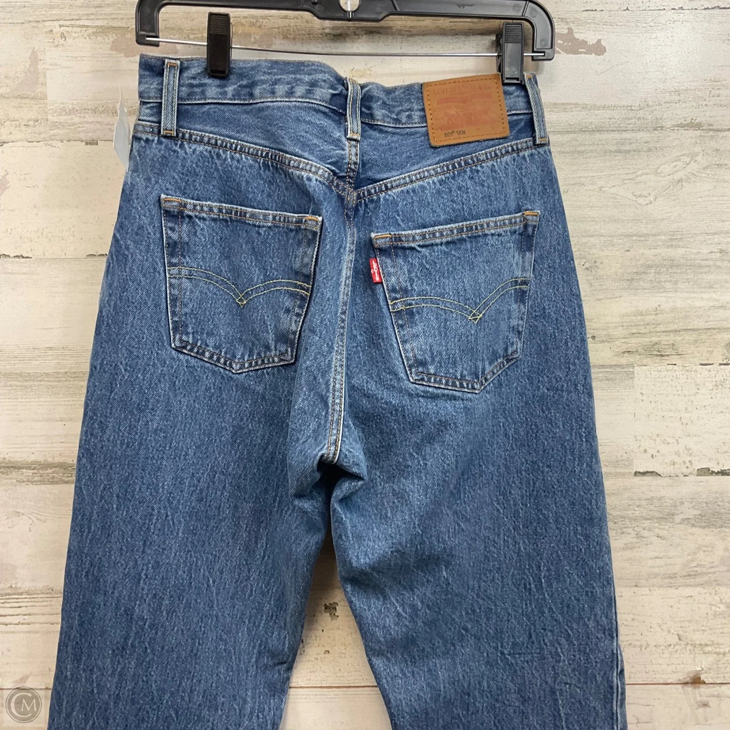 Jeans Wide Leg By Levis In Blue Denim, Size: 2