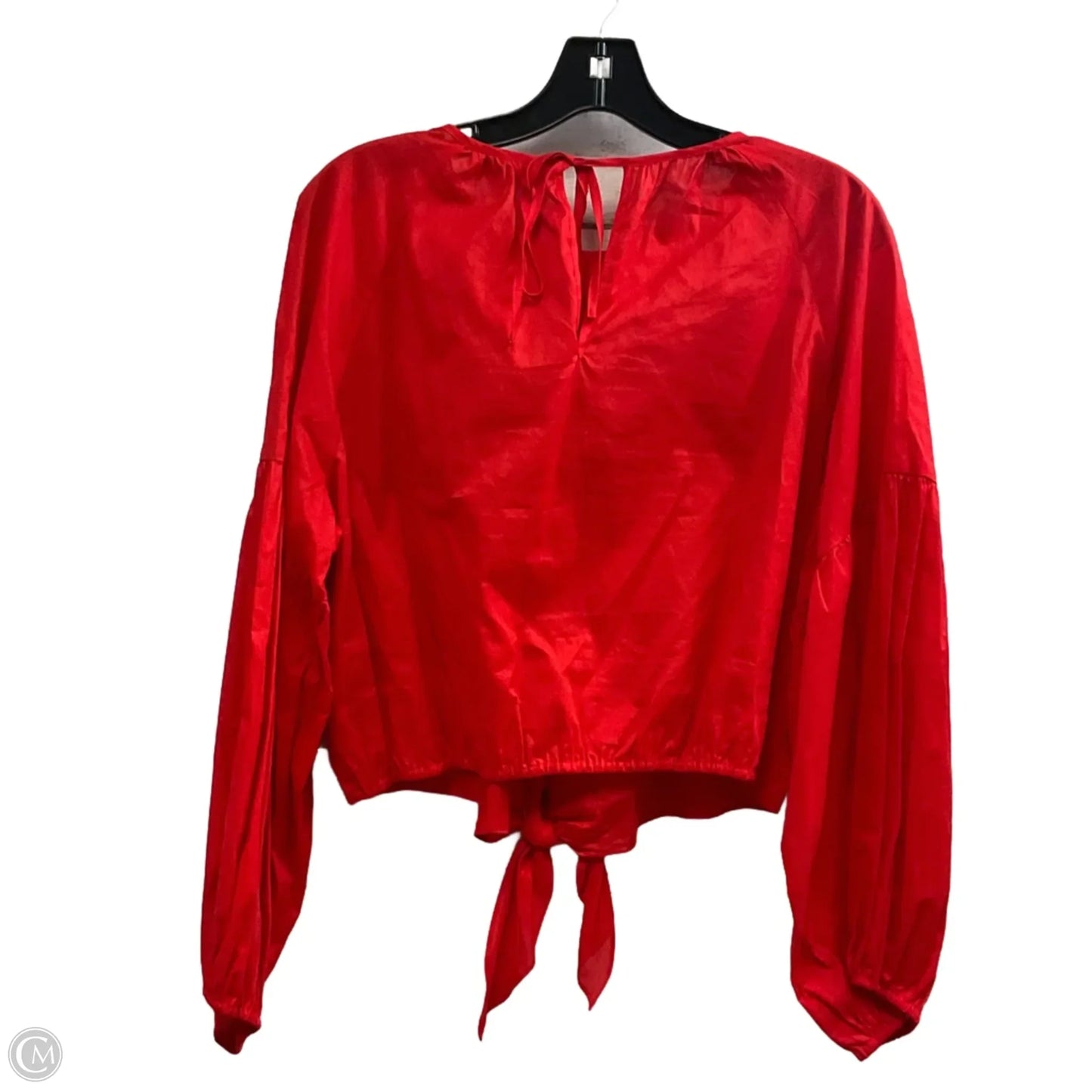 Top Long Sleeve By Gianni Bini In Red, Size: L