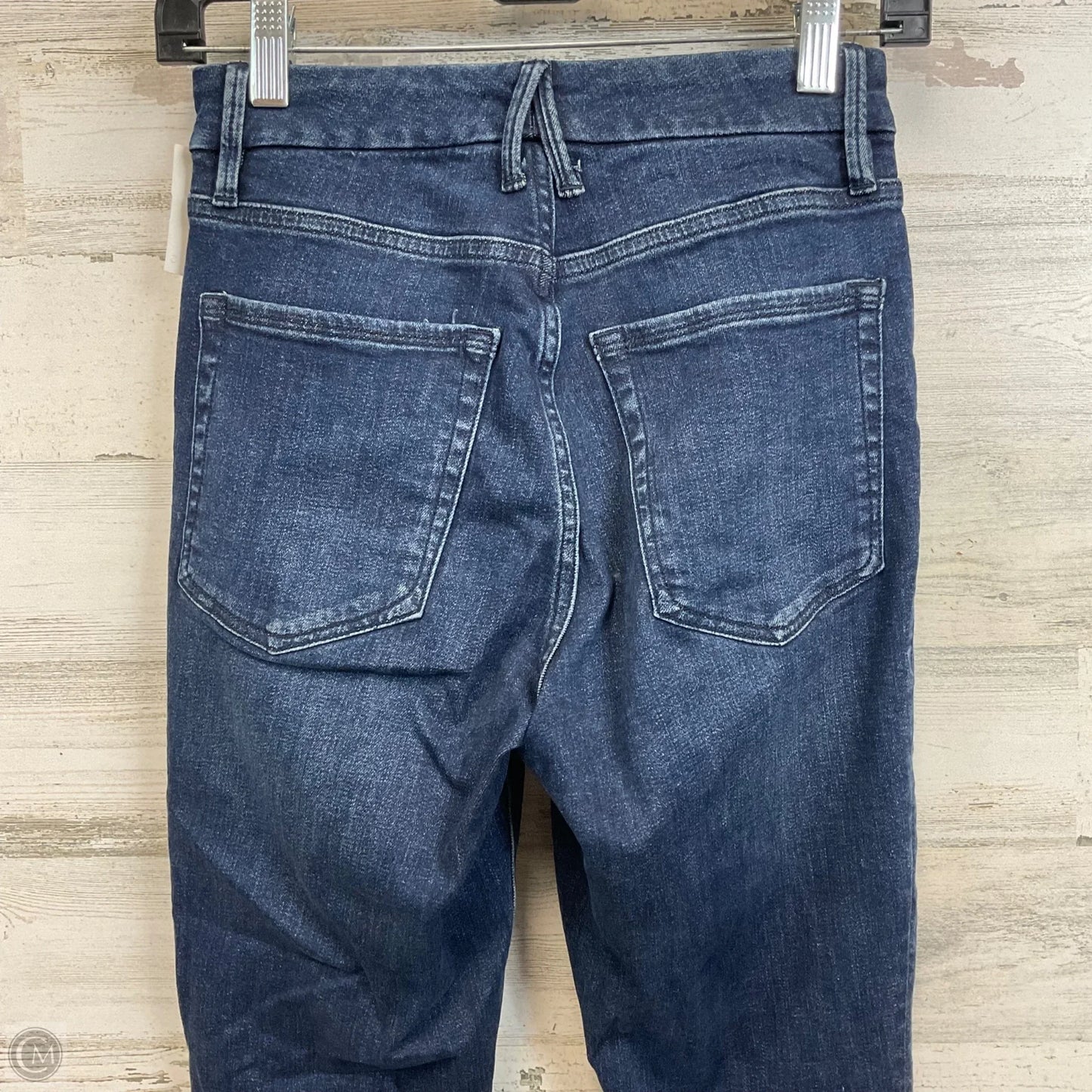 Jeans Skinny By Good American In Blue Denim, Size: 2