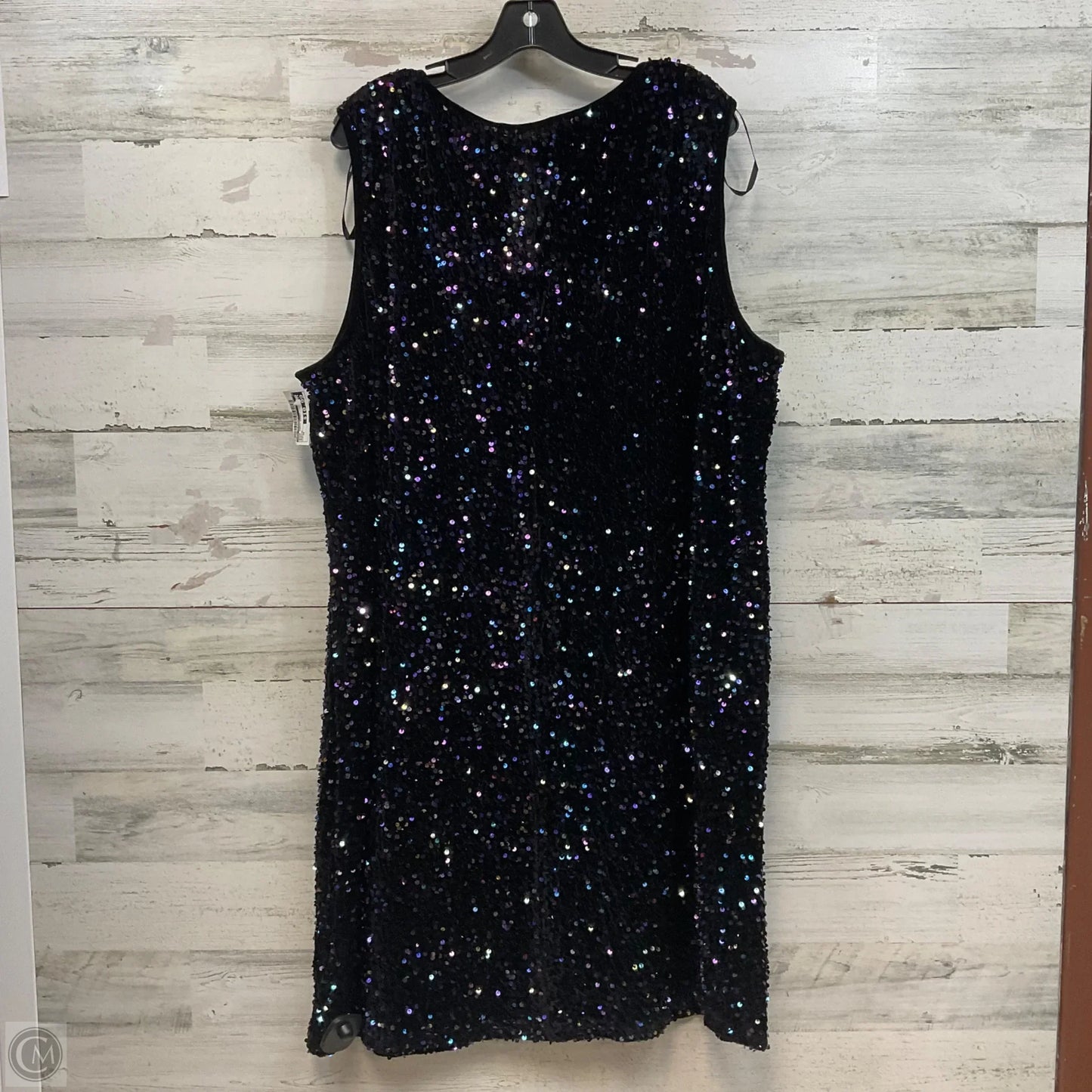 Dress Party Short By Nina Leonard In Black, Size: 3x