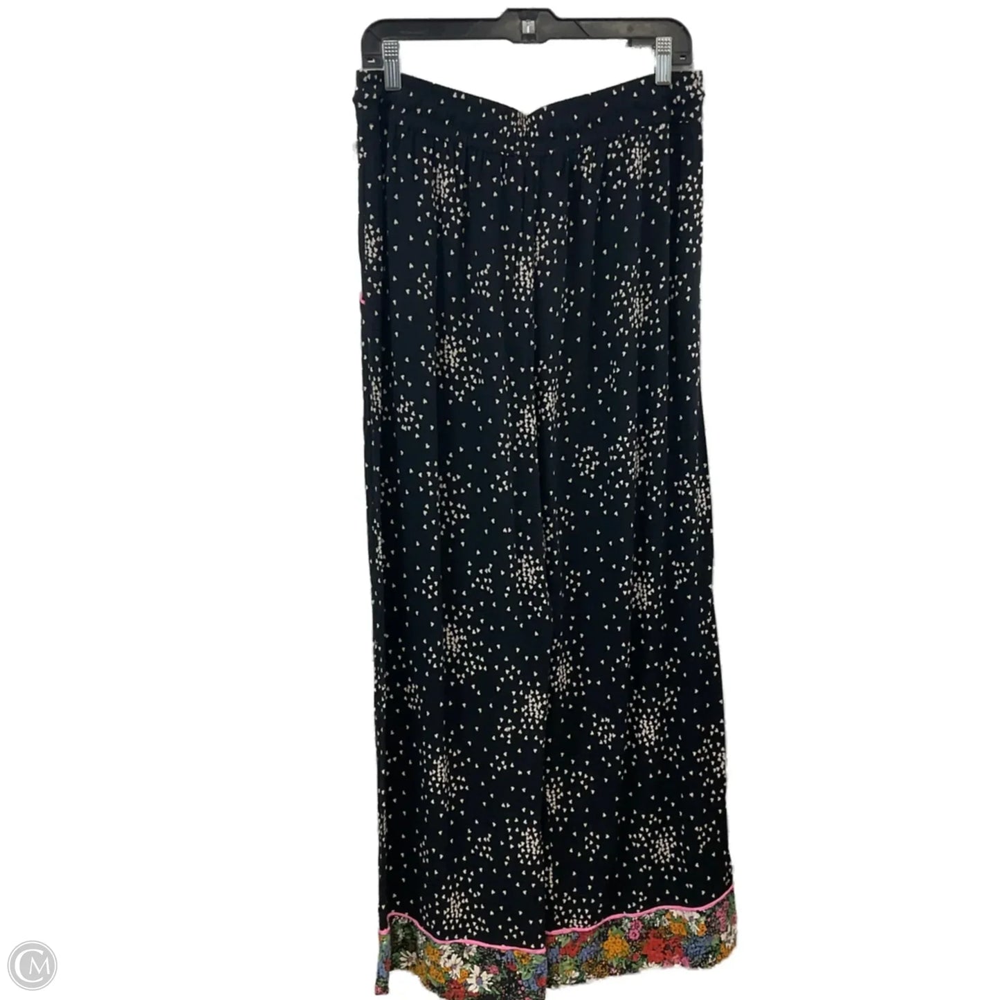 Pants Wide Leg By Anthropologie In Black, Size: L