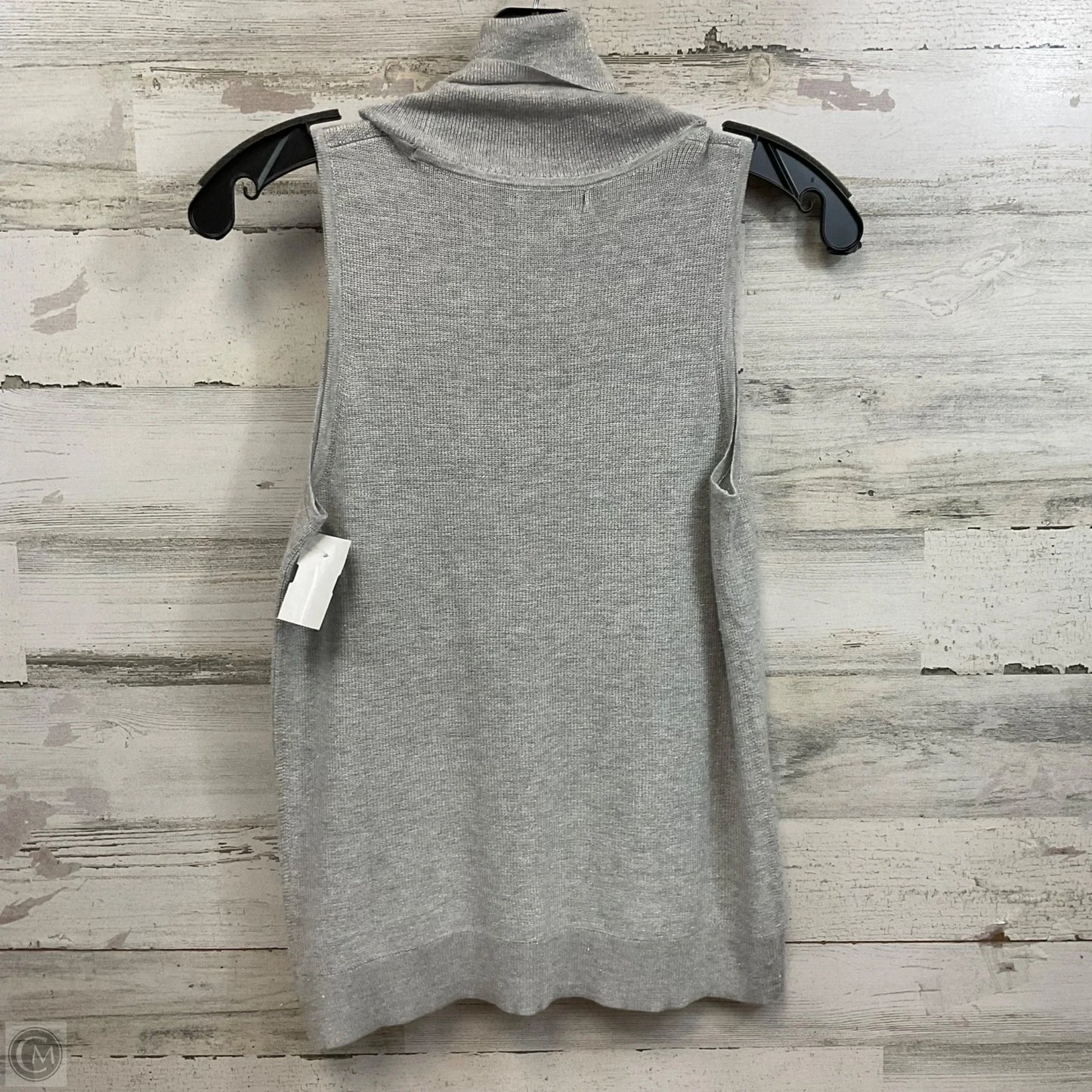 Top Sleeveless By Banana Republic In Grey, Size: S