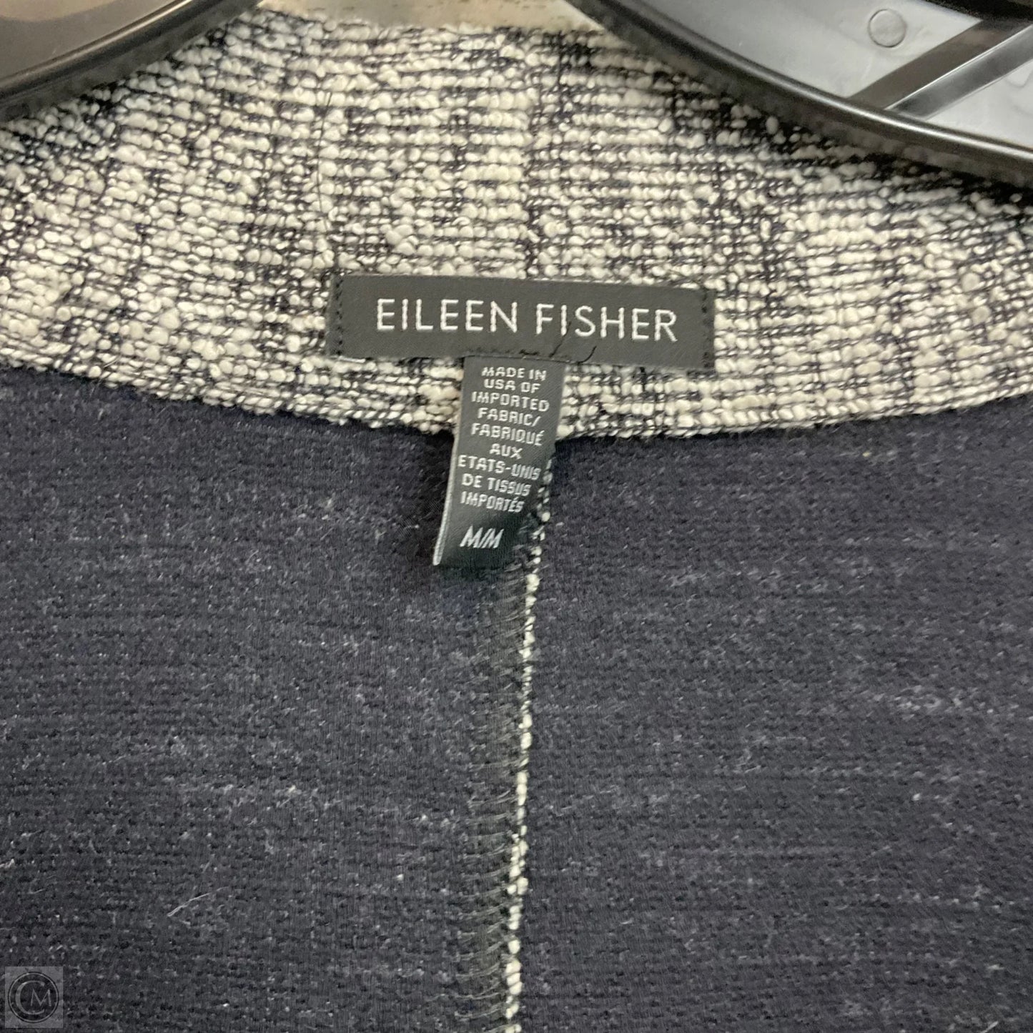Jacket Other By Eileen Fisher In Grey, Size: M