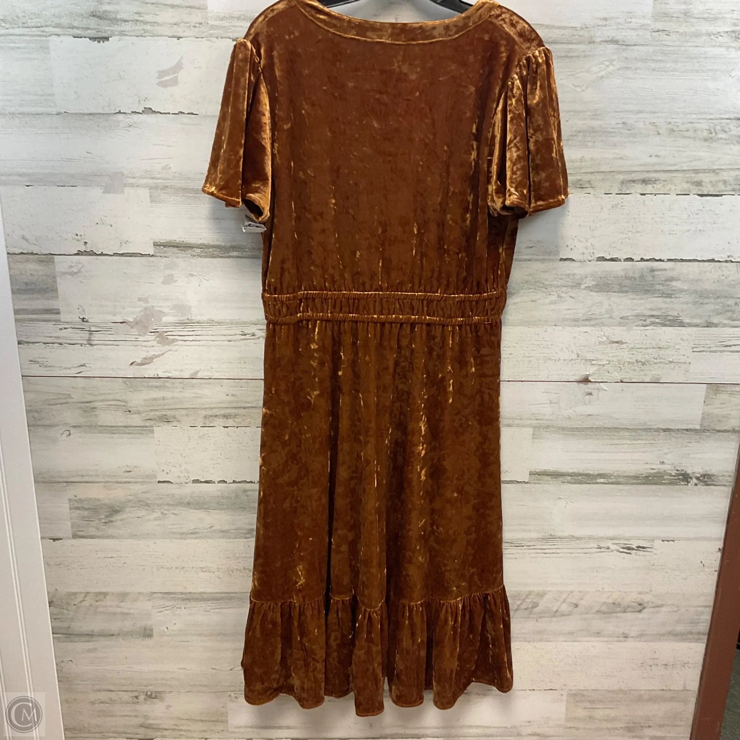 Dress Casual Midi By Mystree In Brown, Size: L