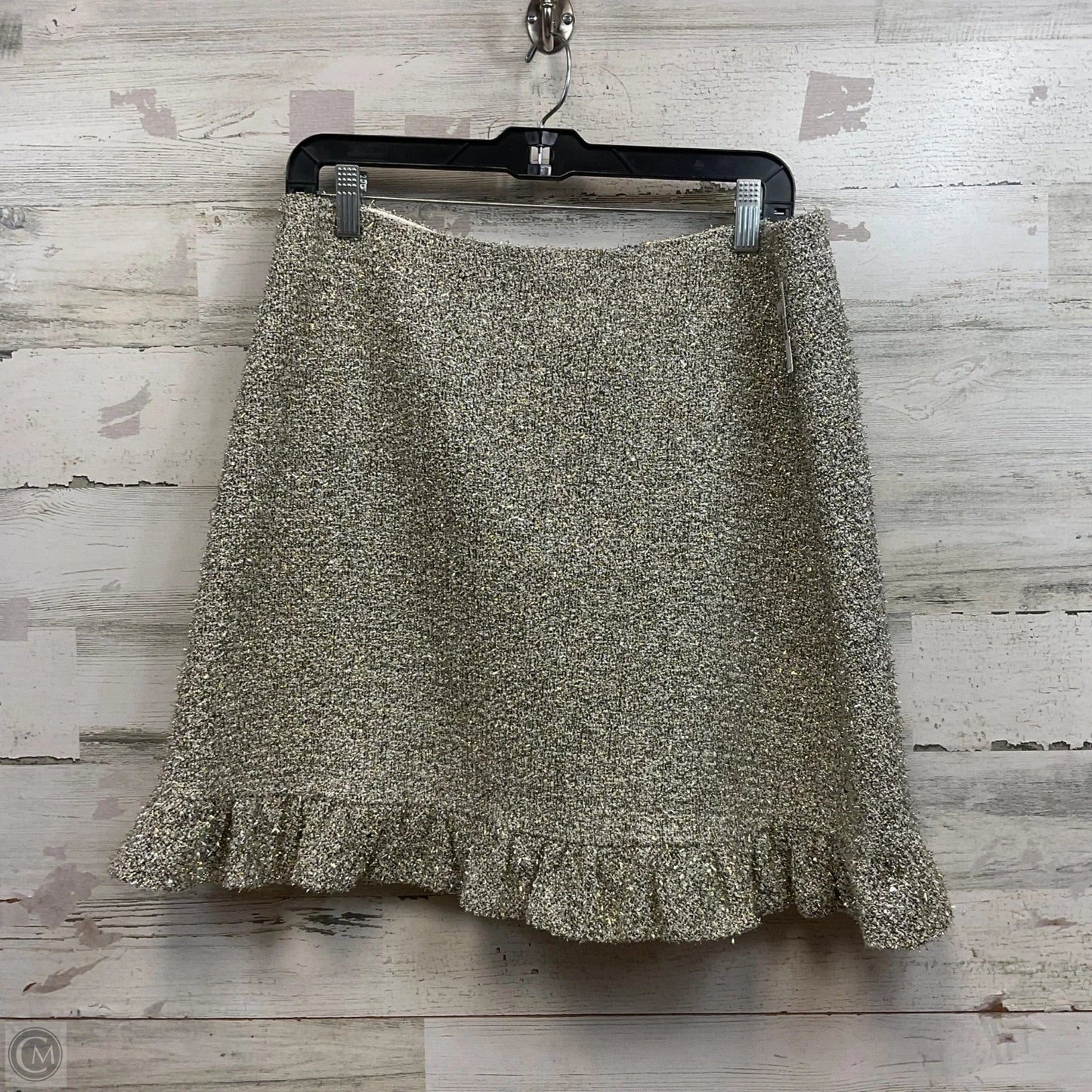 Skirt Designer By Kate Spade In Gold, Size: 14