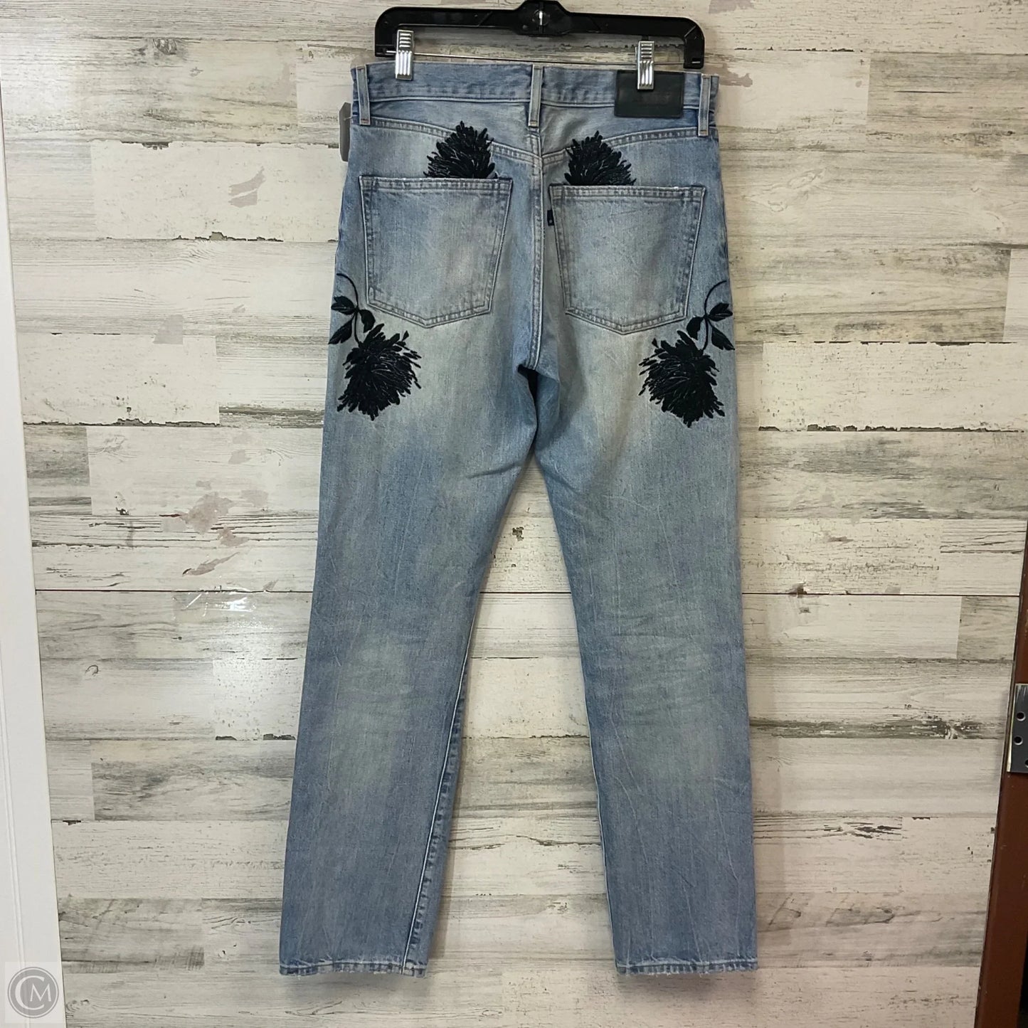 Jeans Straight By Levis In Blue Denim, Size: 4