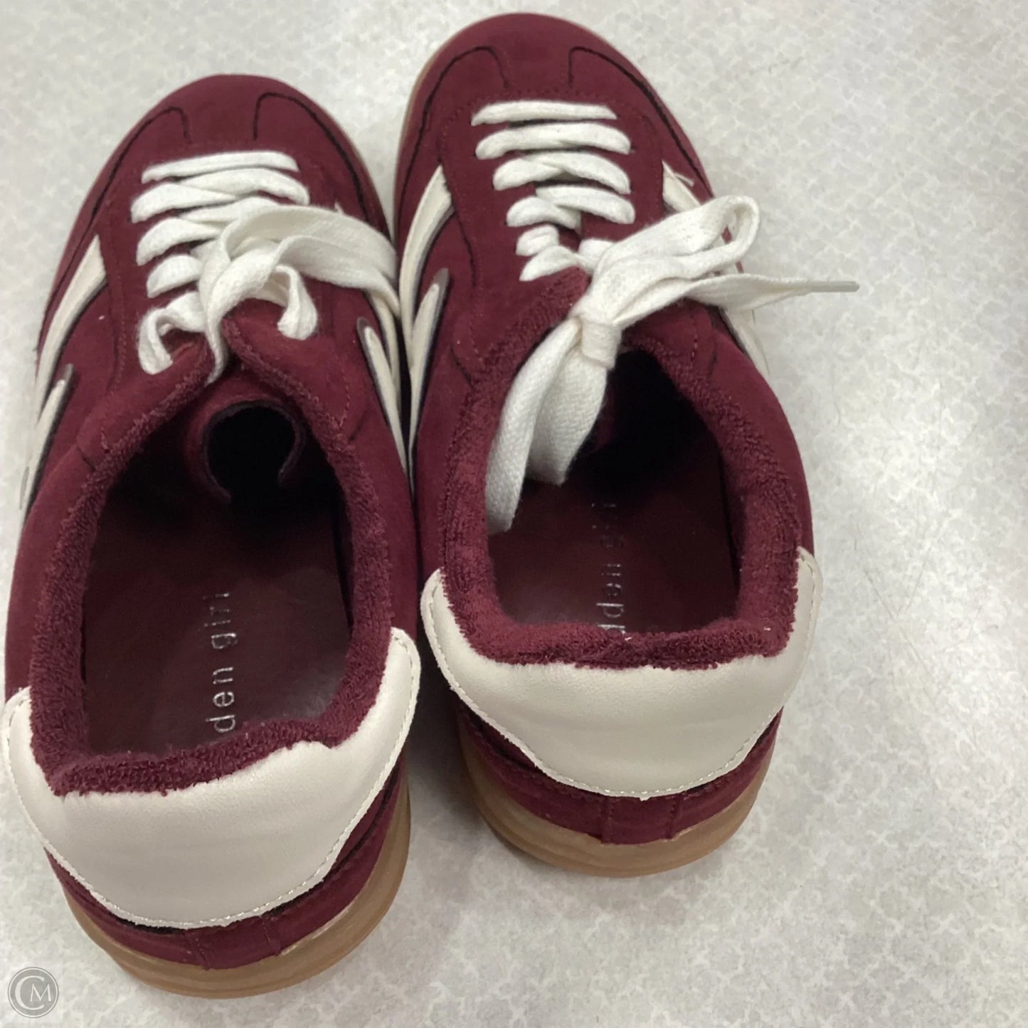 Shoes Sneakers By Madden Girl In Maroon, Size: 8