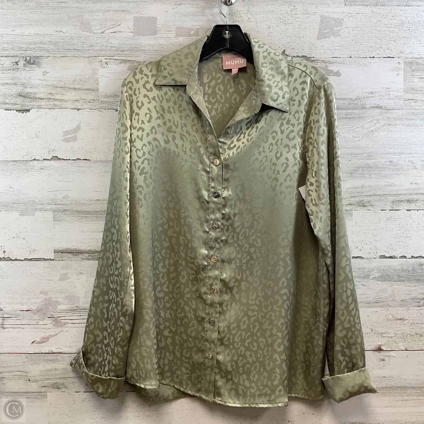 Blouse Long Sleeve By Show Me Your Mumu In Green, Size: Xs