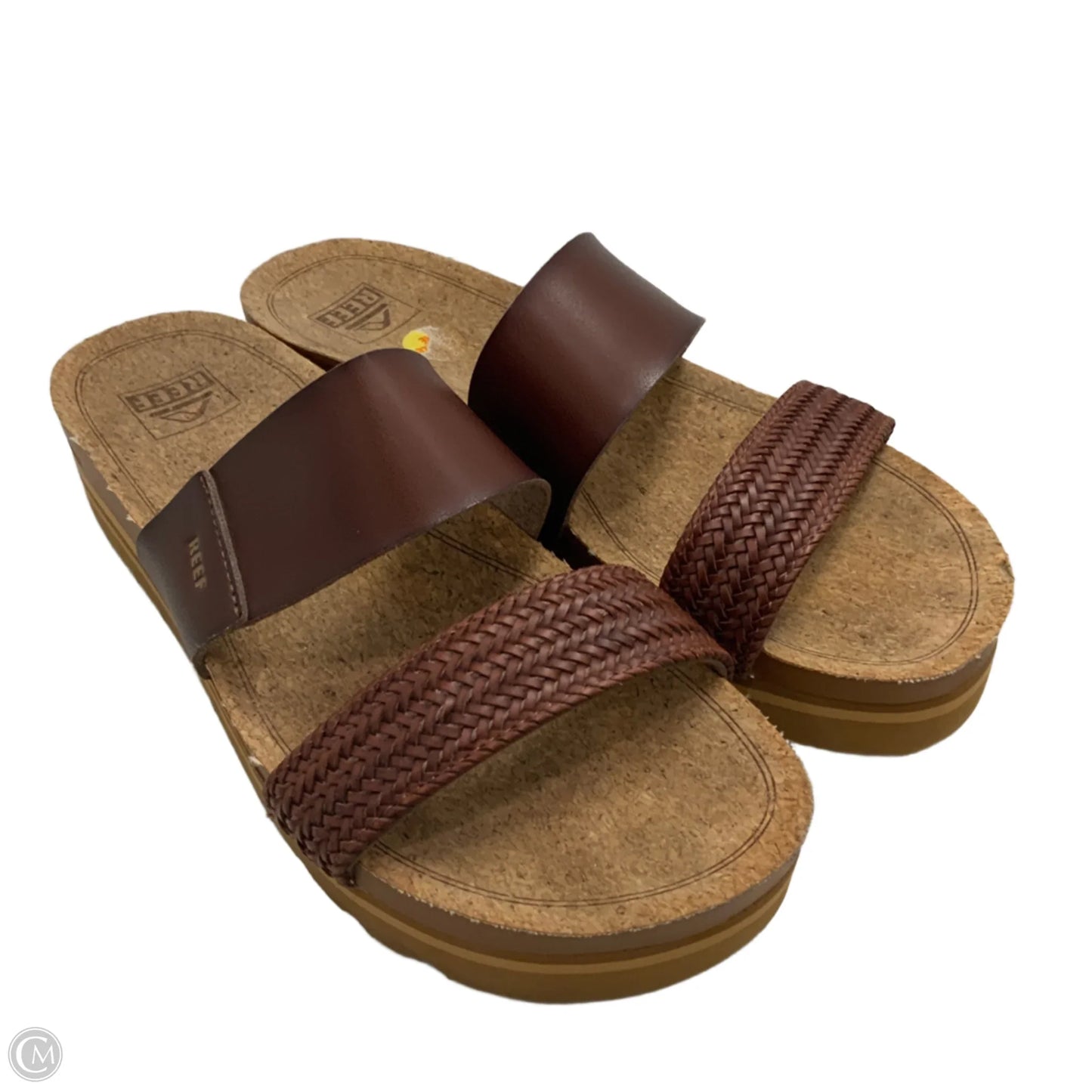 Sandals Flats By Reef In Brown, Size: 10