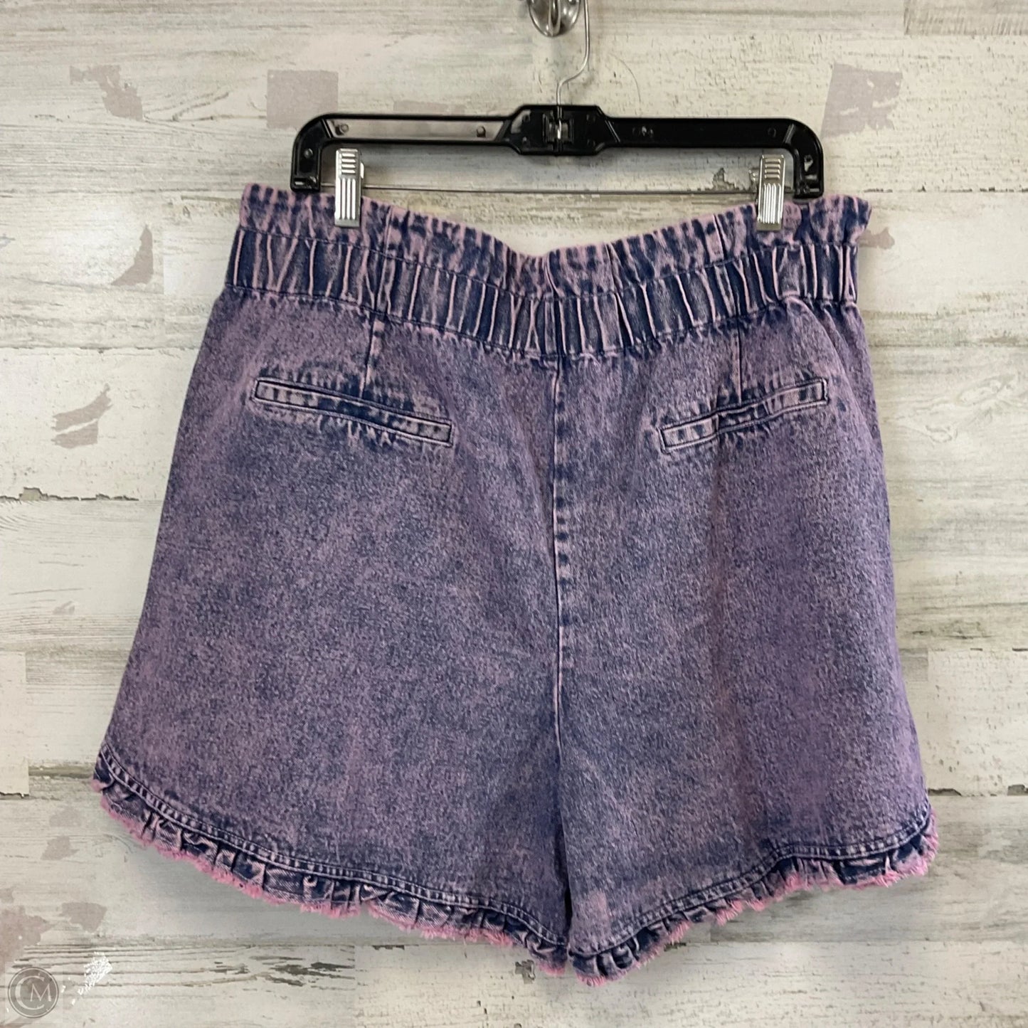 Shorts By GEEGEE In Pink Denim, Size: 2x