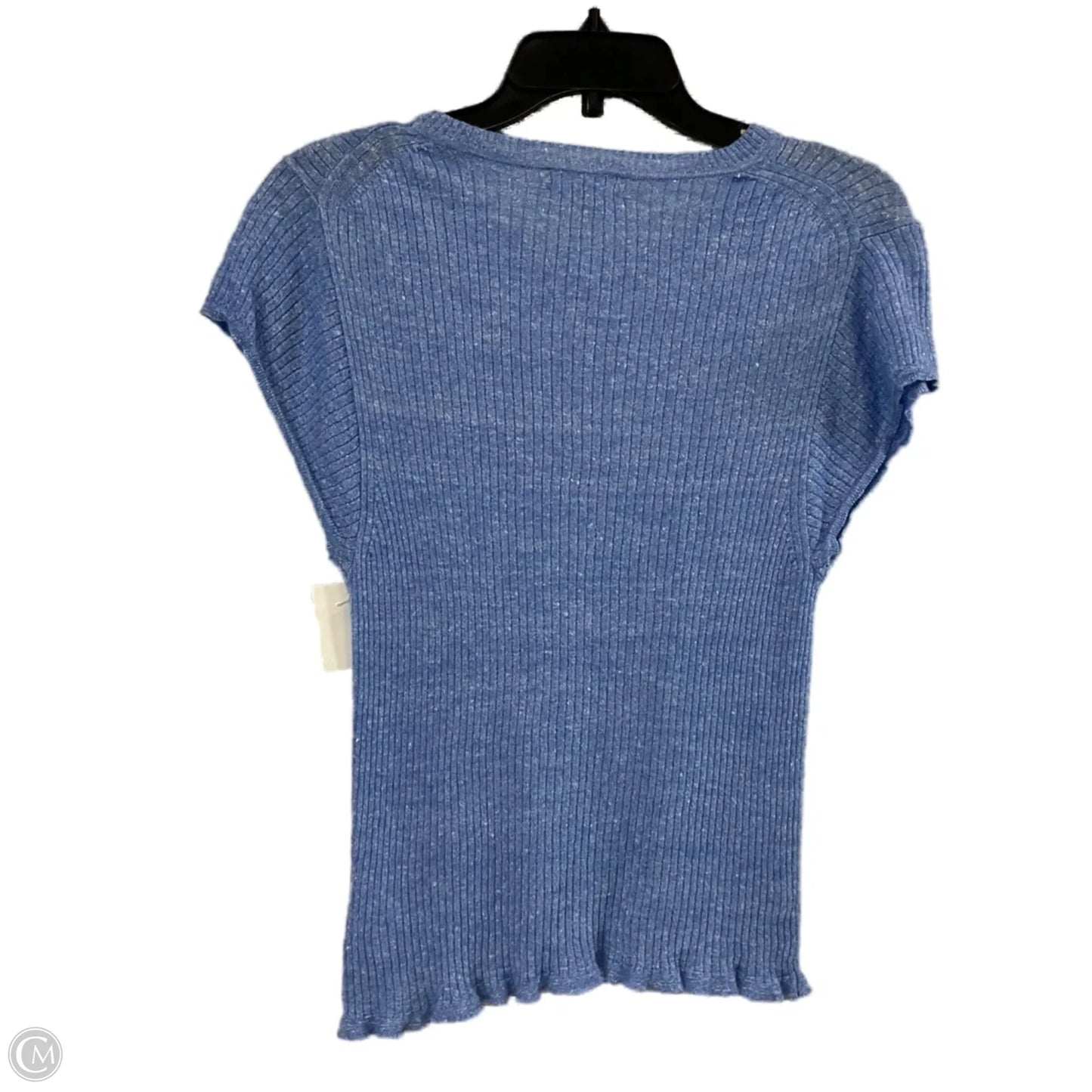 Top Short Sleeve By J. Crew In Blue, Size: Xl