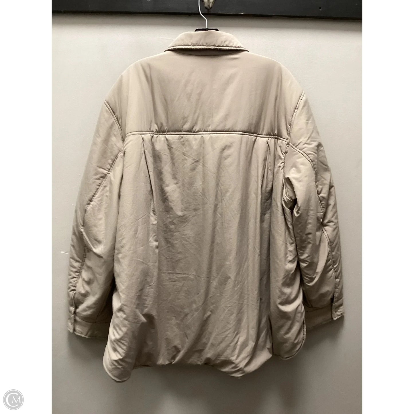 Jacket Puffer & Quilted By H&m In Tan, Size: L