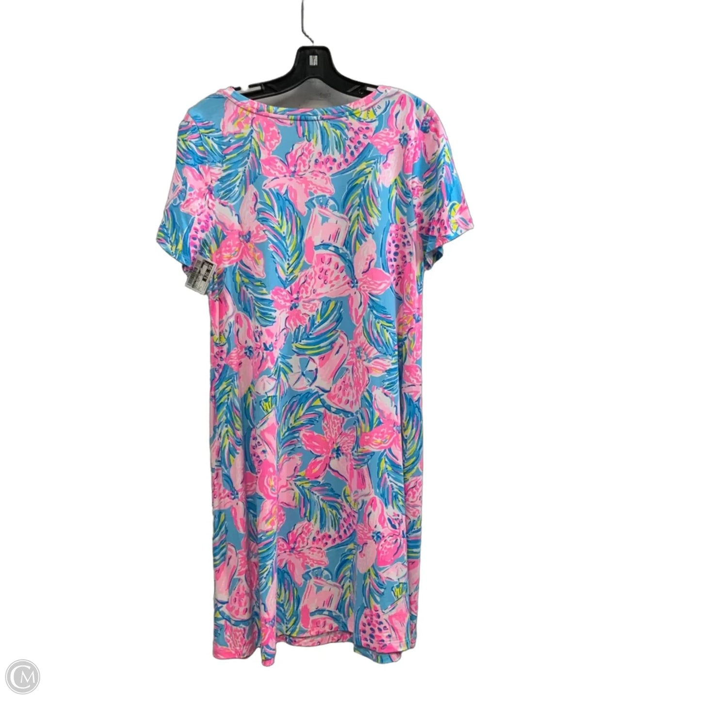 Dress Casual Short By Lilly Pulitzer In Blue & Pink, Size: L