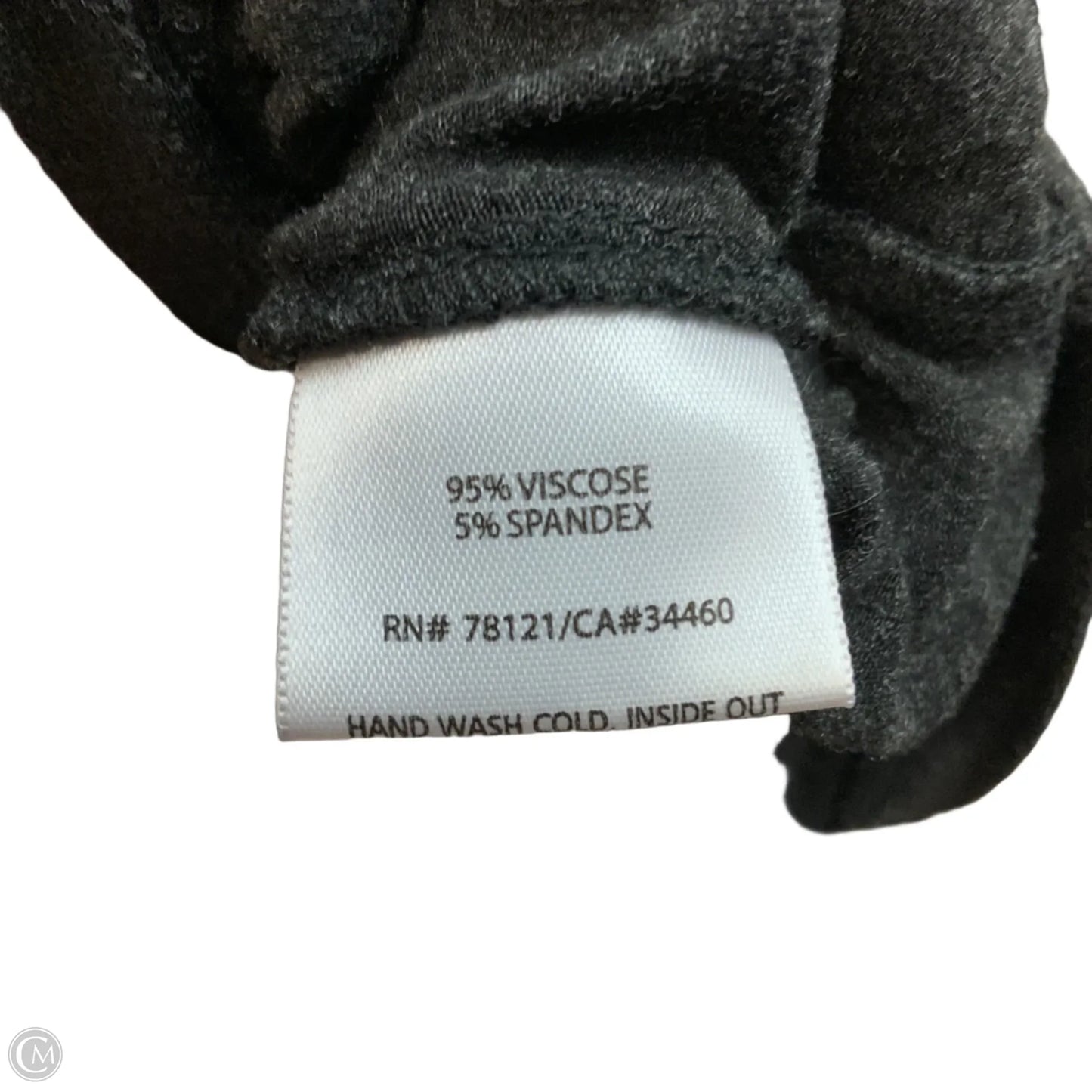 Top Short Sleeve By Eileen Fisher In Black, Size: S