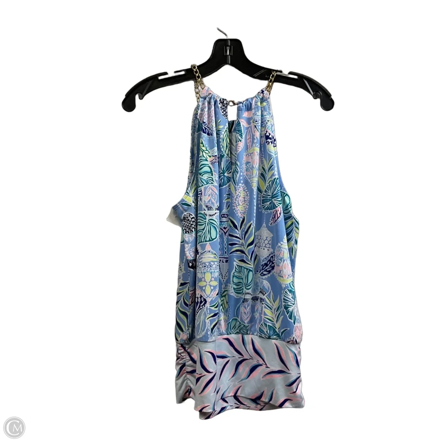 Top Sleeveless By Lilly Pulitzer In Blue, Size: S