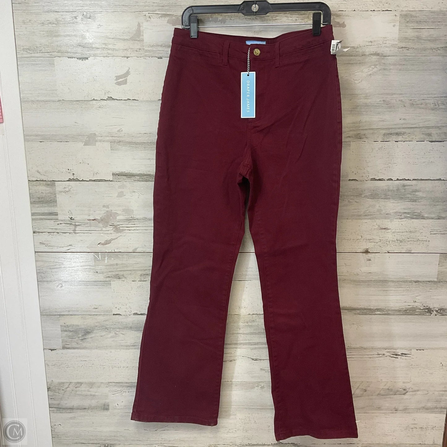 Jeans Straight By Draper James In Red, Size: 14