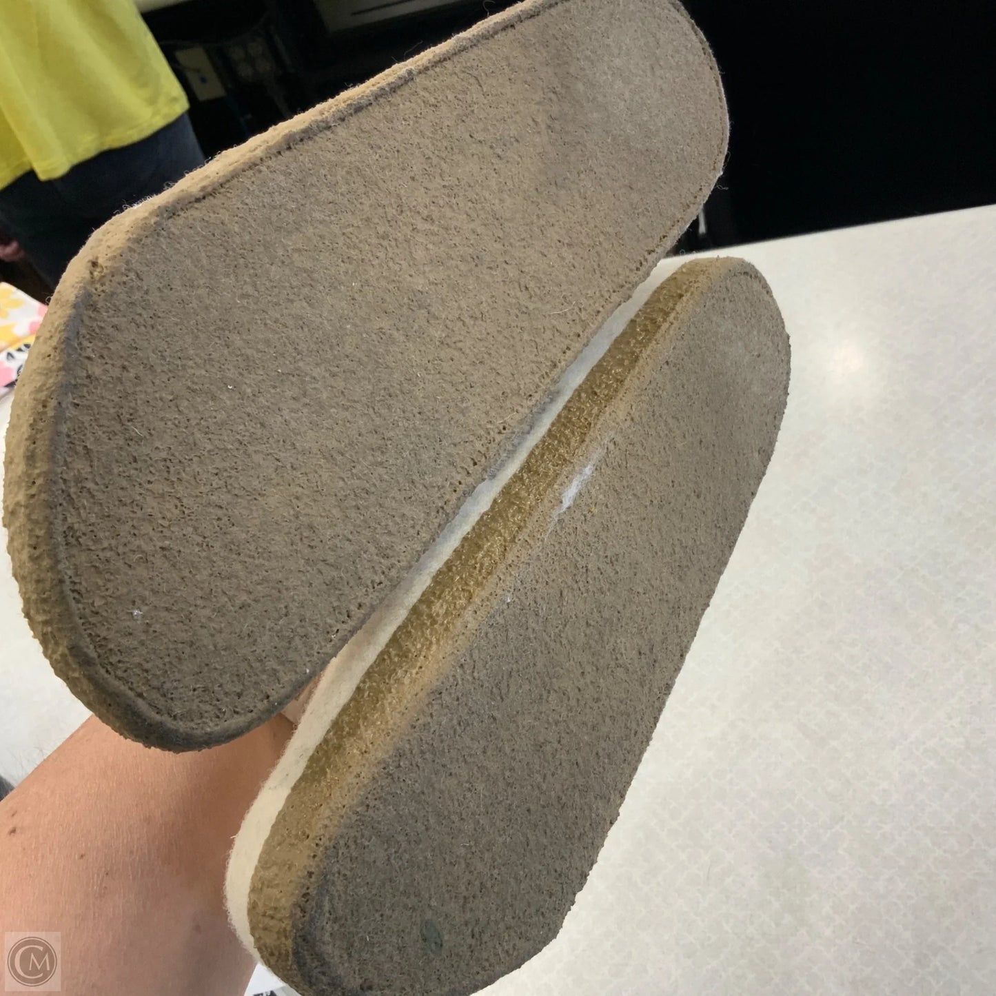 Shoes Flats By Birkenstock In cream , Size: 6