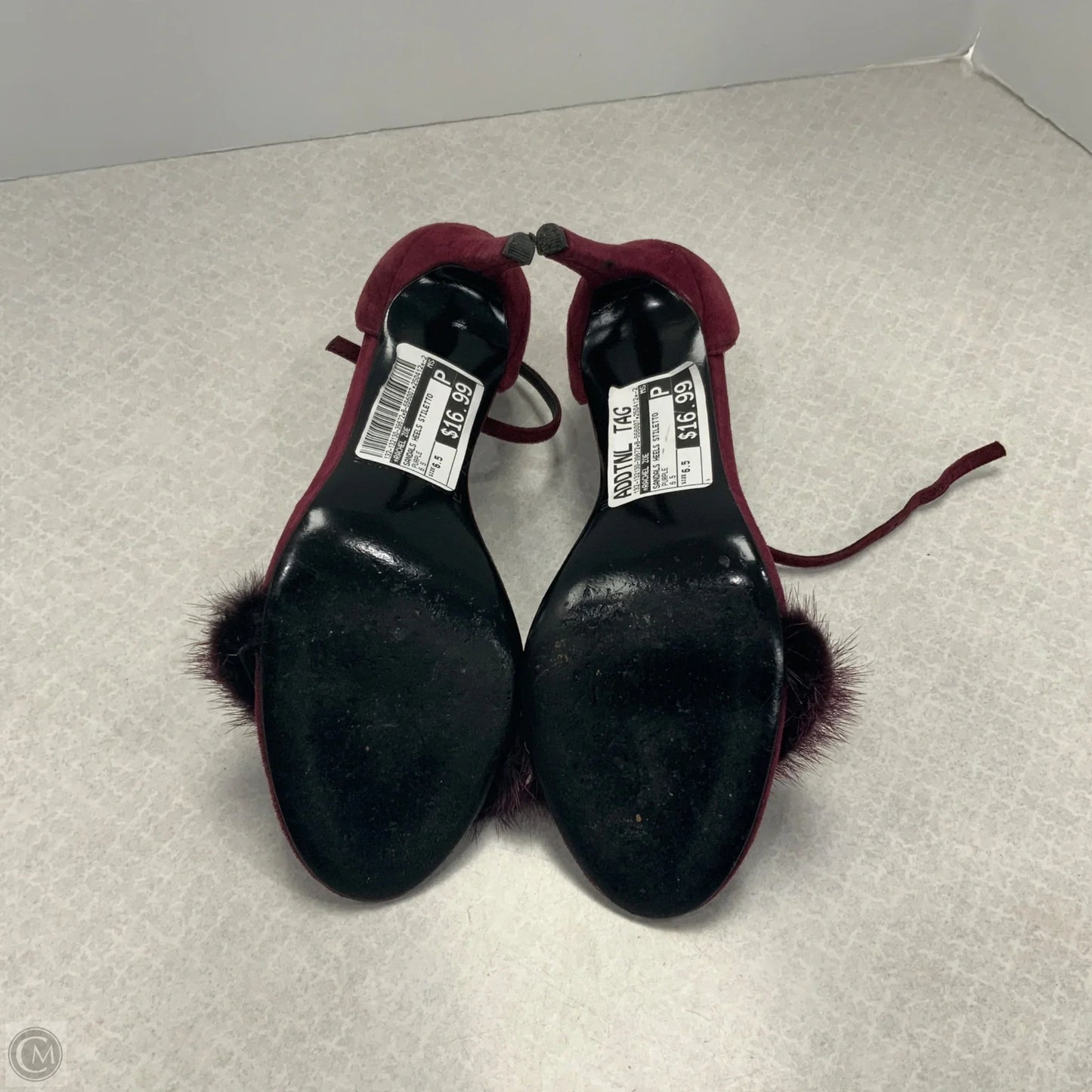 Sandals Heels Stiletto By Rachel Zoe In Purple, Size: 6.5