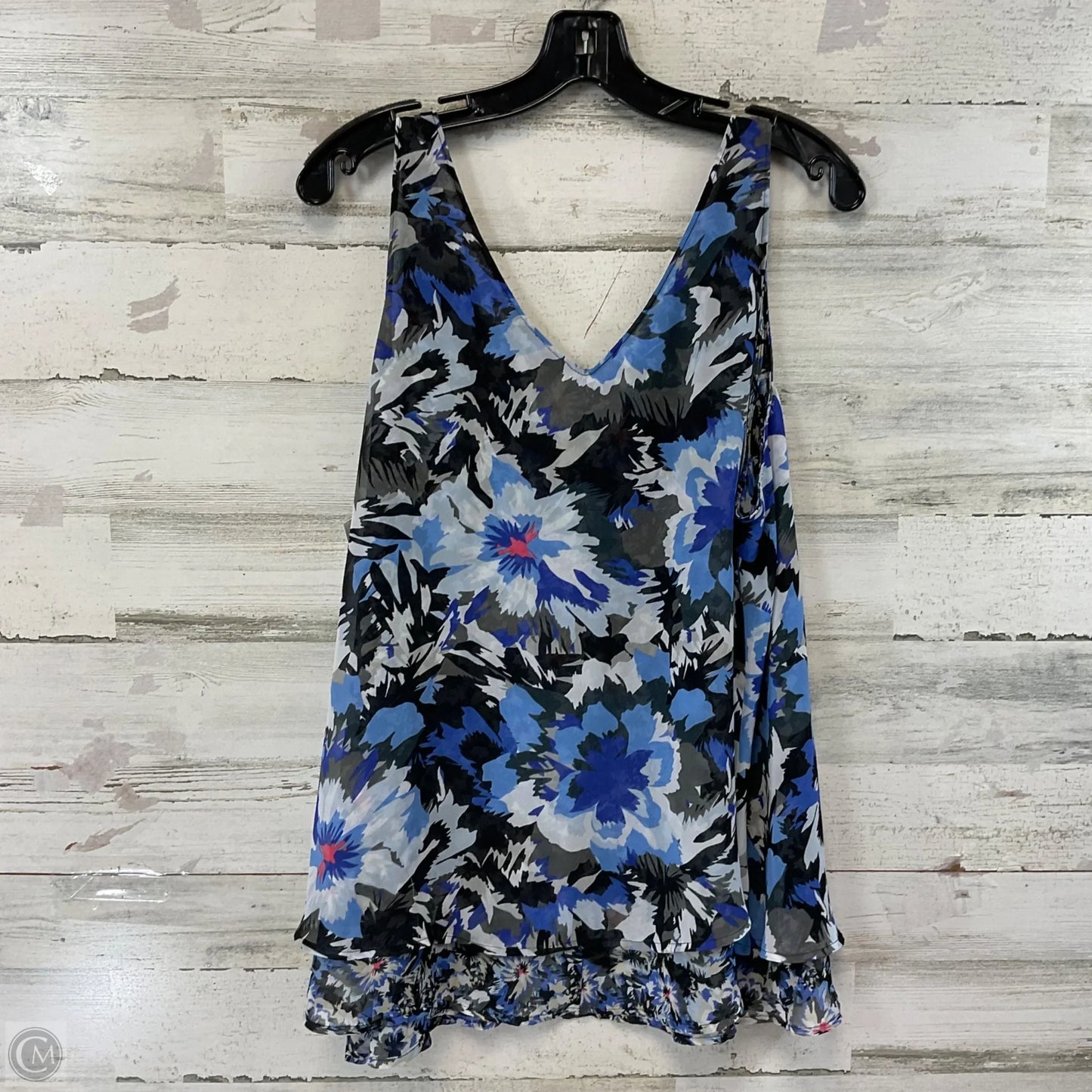 Top Sleeveless By Lane Bryant In Blue, Size: 2x
