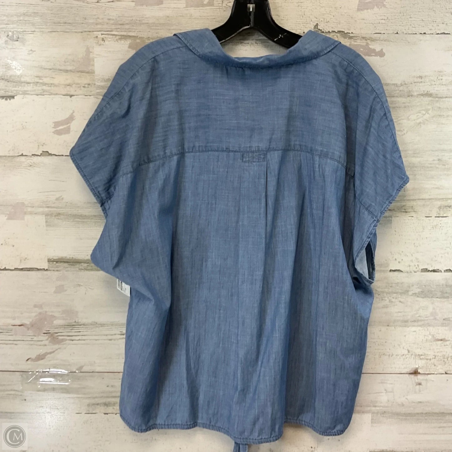 Blouse Sleeveless By Talbots In Blue, Size: 2x