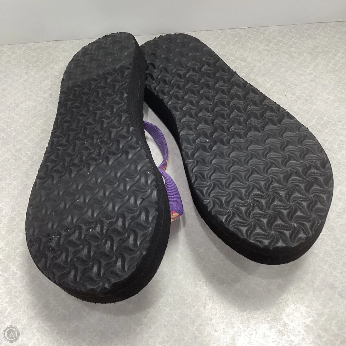 Sandals Flip Flops By Teva In Black, Size: 7