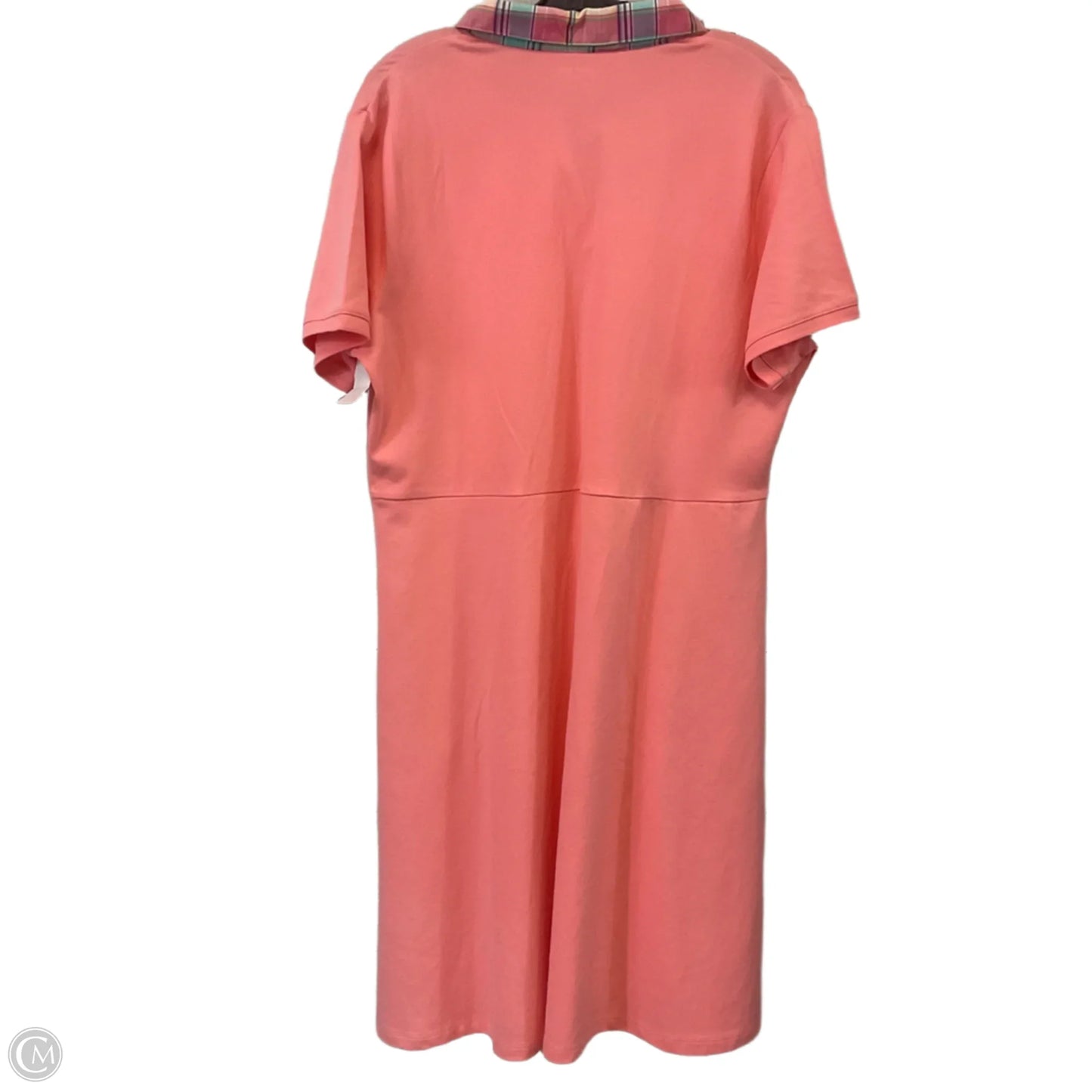 Dress Casual Midi By Lands End In Pink, Size: Xl