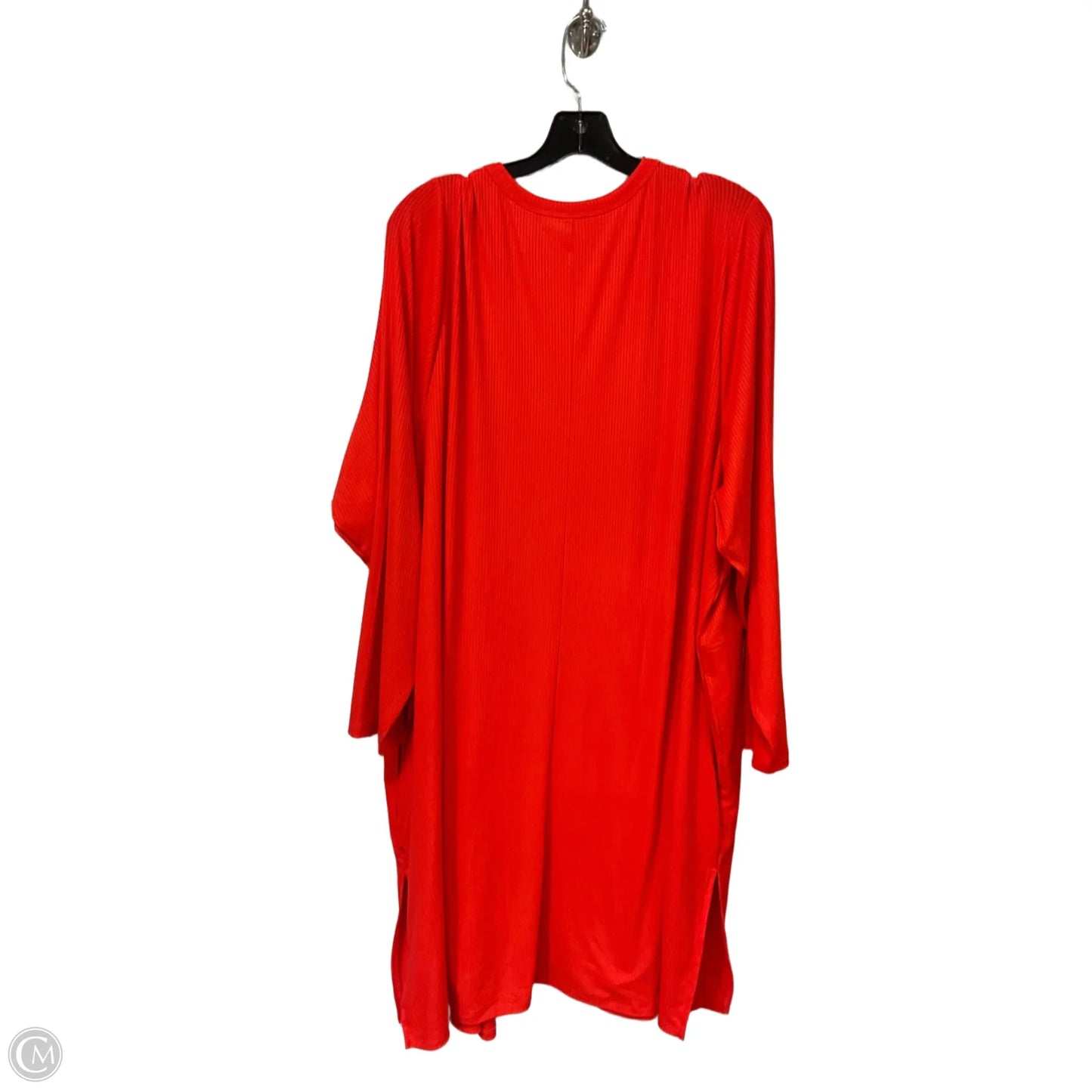 Cardigan By Lane Bryant In Orange, Size: 4x
