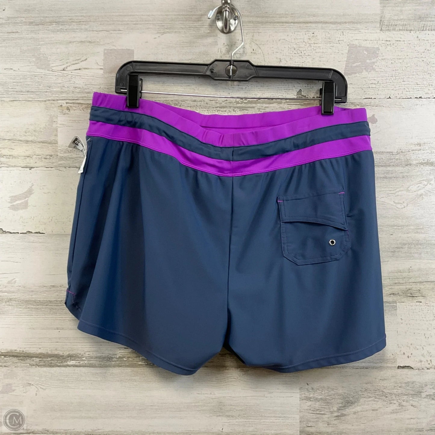 Athletic Shorts By Free Country In Blue & Purple, Size: Xxl