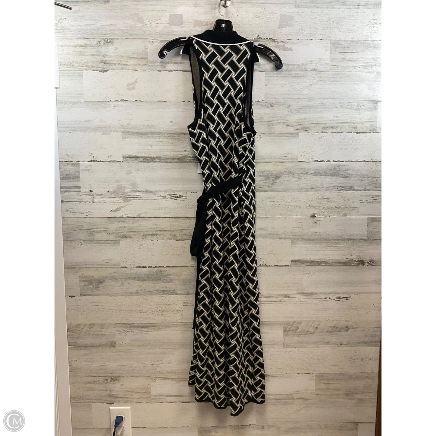 Dress Casual Maxi By Target-designer In Black & Gold, Size: M