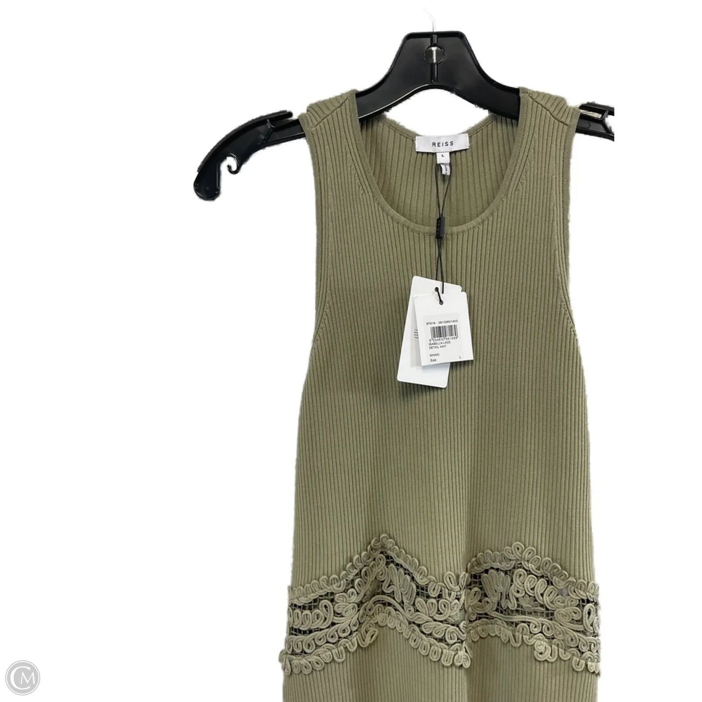 Dress Casual Midi By Reiss In Green, Size: L