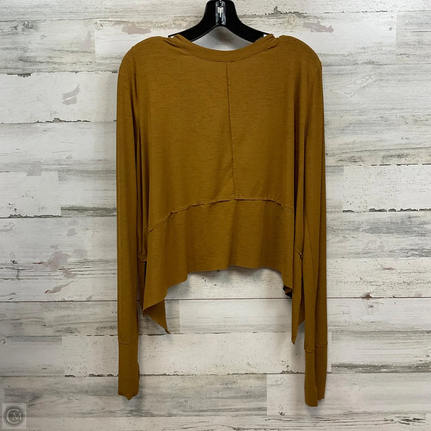 Top Long Sleeve By Free People In Brown, Size: S