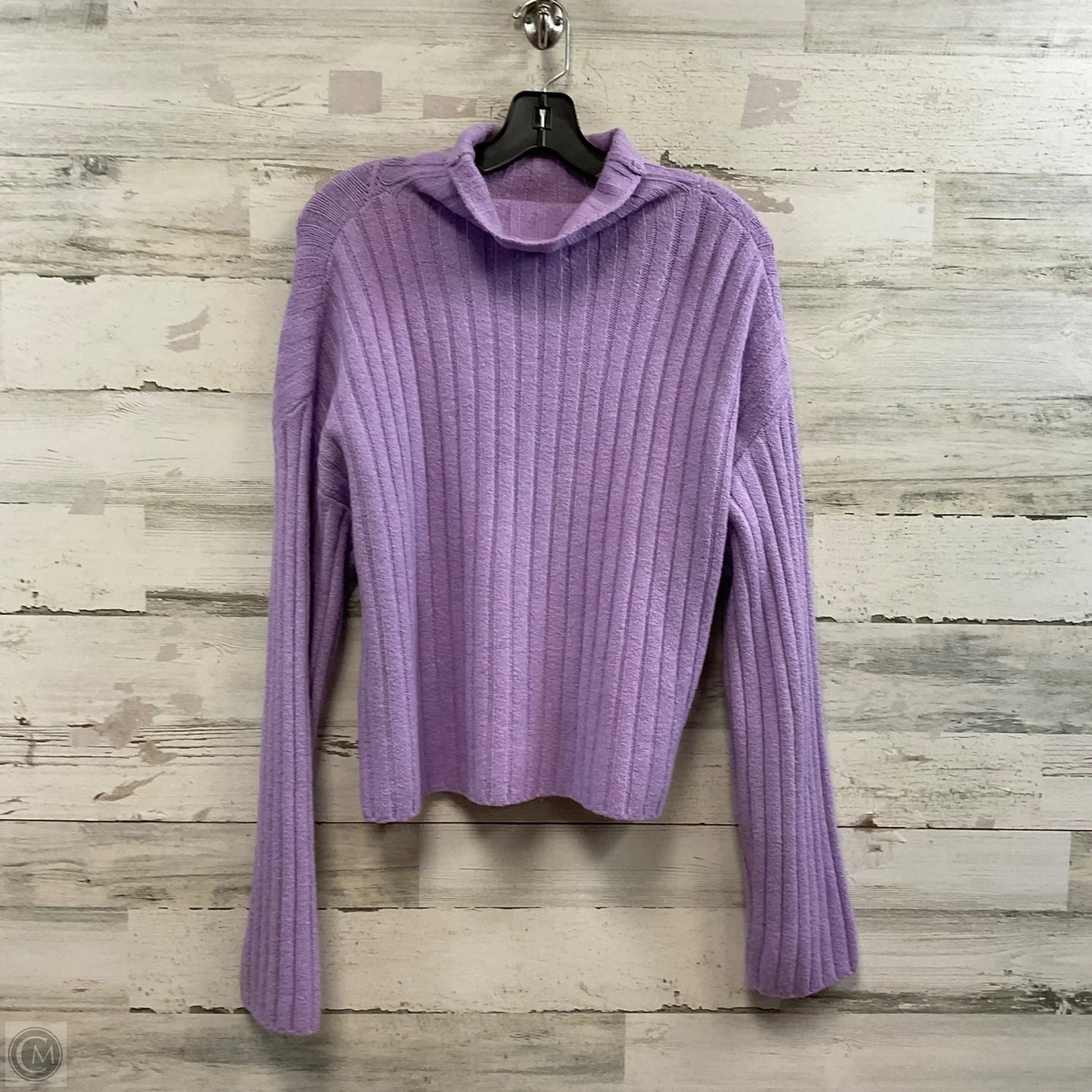 Sweater By Open Edit In Purple, Size: M