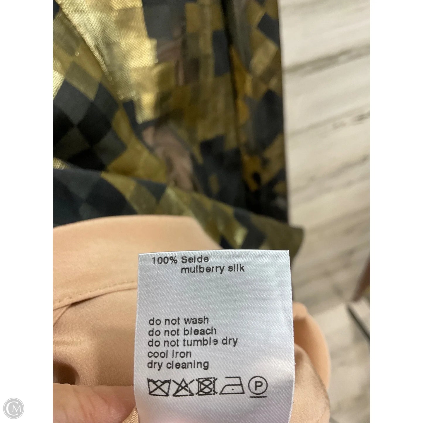 Dress Party Midi By Akris In Black & Gold, Size: Xl