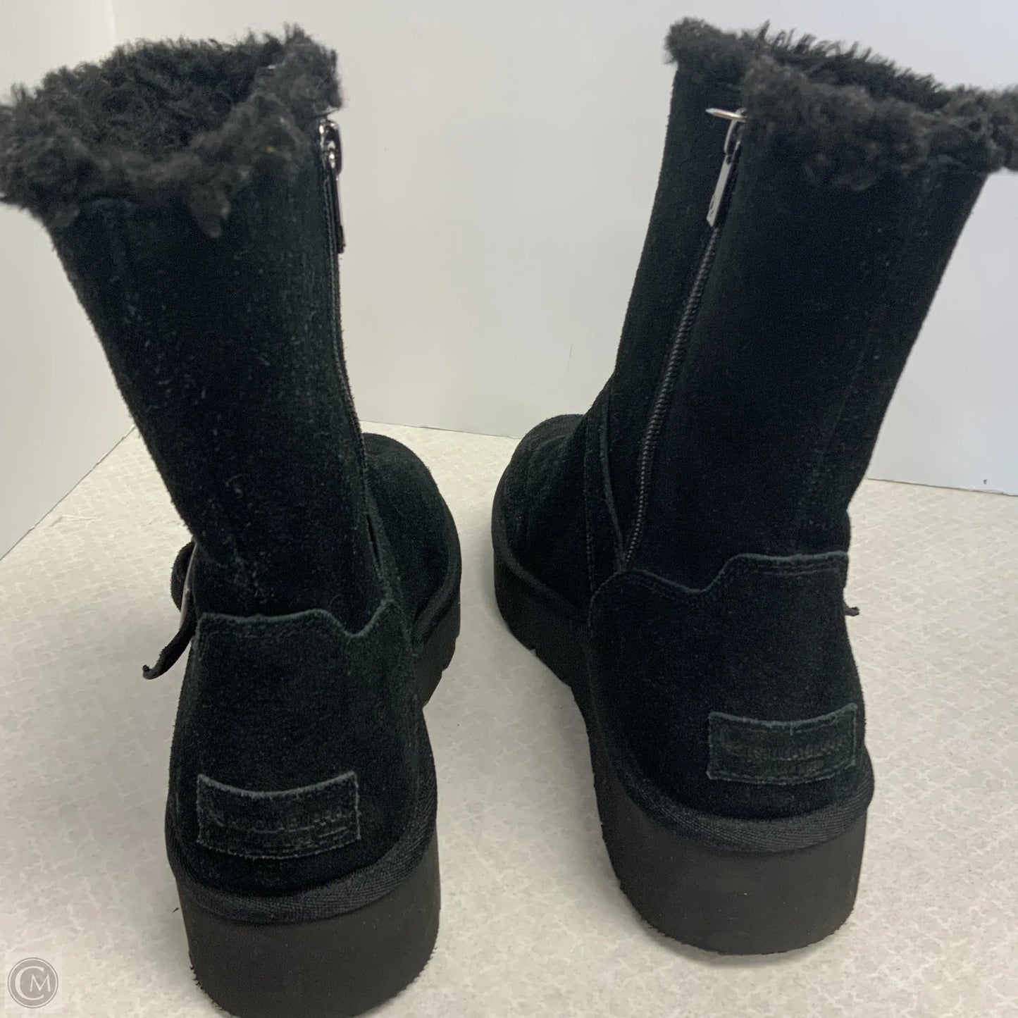 Boots Ankle Flats By Bearpaw In Black, Size: 9