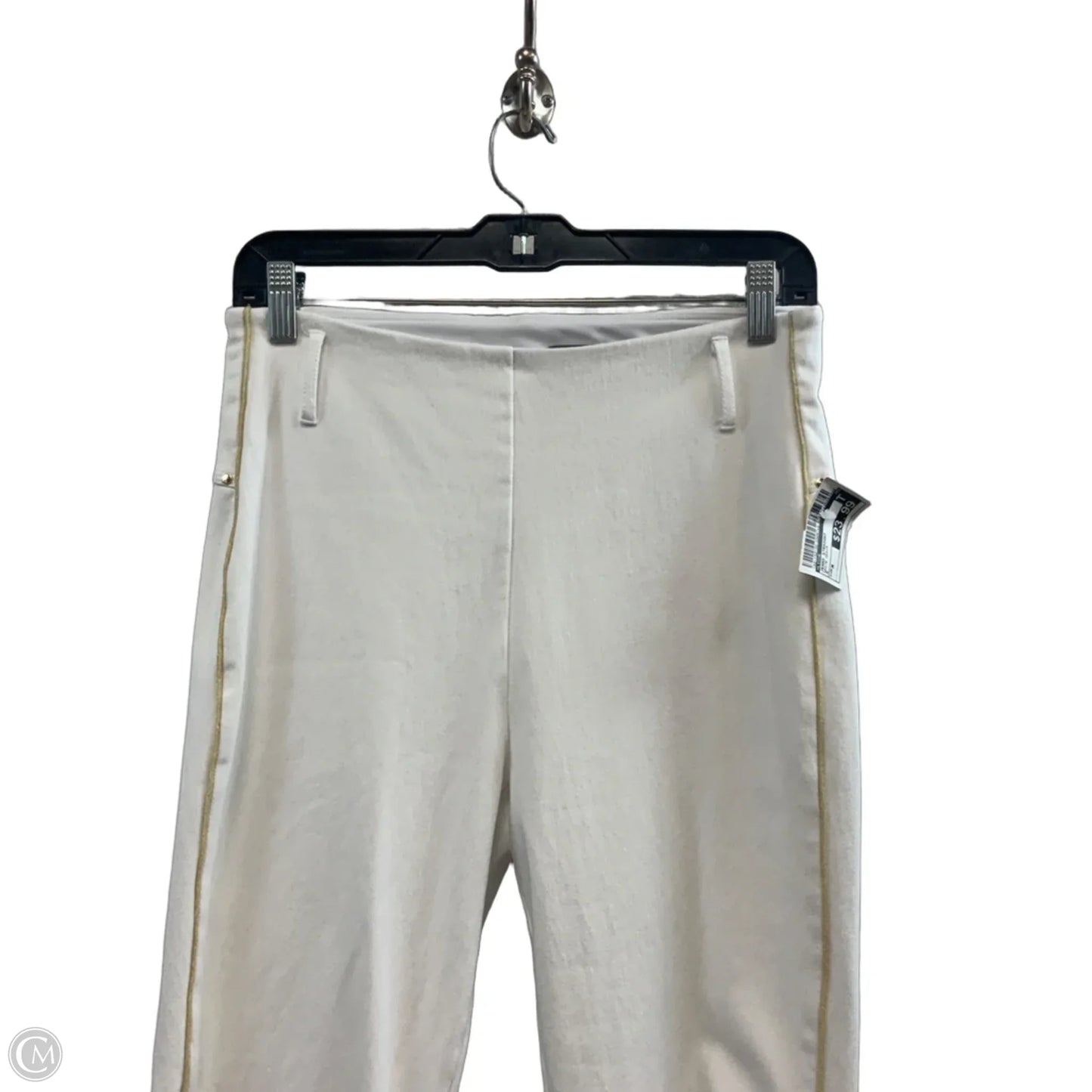 Jeans Straight By Lysse In White Denim, Size: M