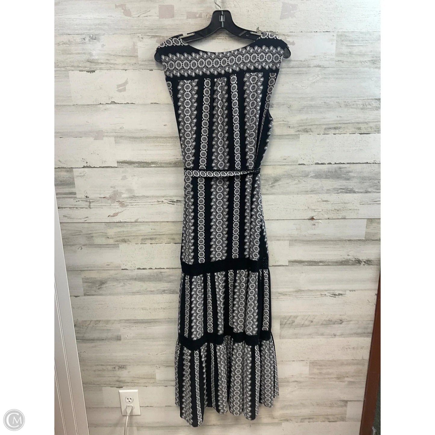 Dress Casual Maxi By Talbots In Black, Size: M