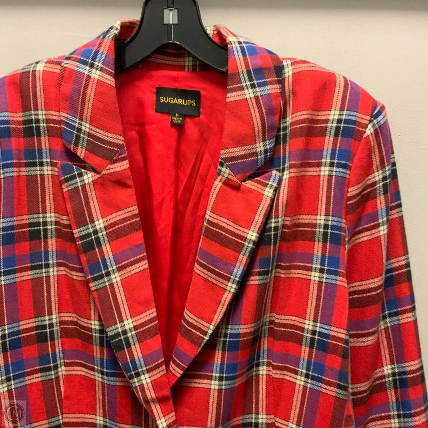 Blazer By Sugar Lips In Red, Size: M