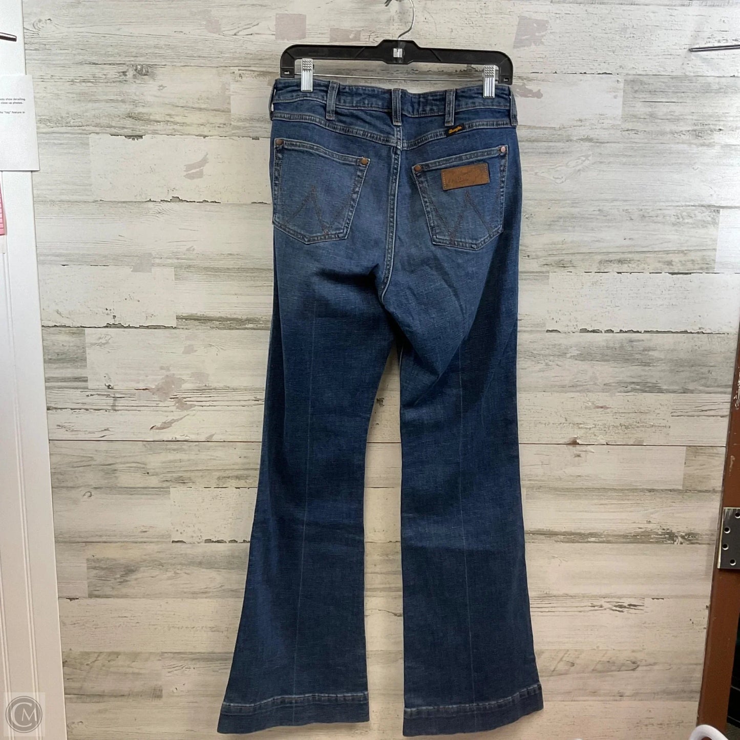 Jeans Boot Cut By Wrangler In Blue Denim, Size: 10
