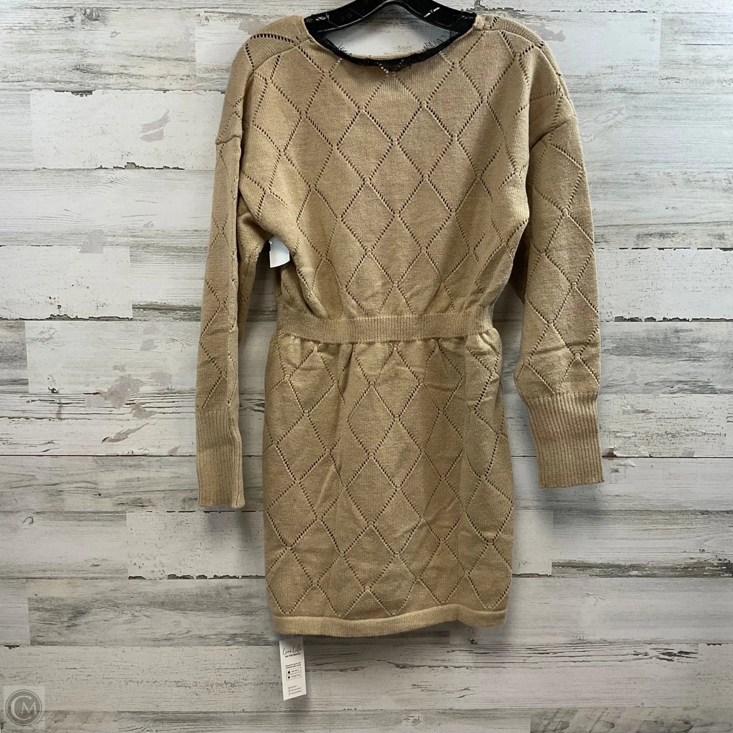 Dress Sweater By Cupshe In Brown, Size: M