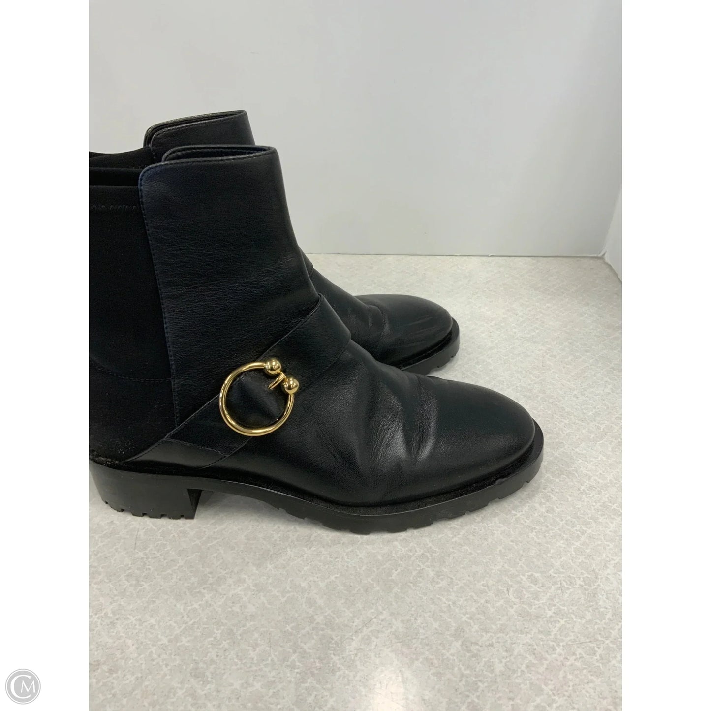 Boots Designer By Stuart Weitzman In Black, Size: 9