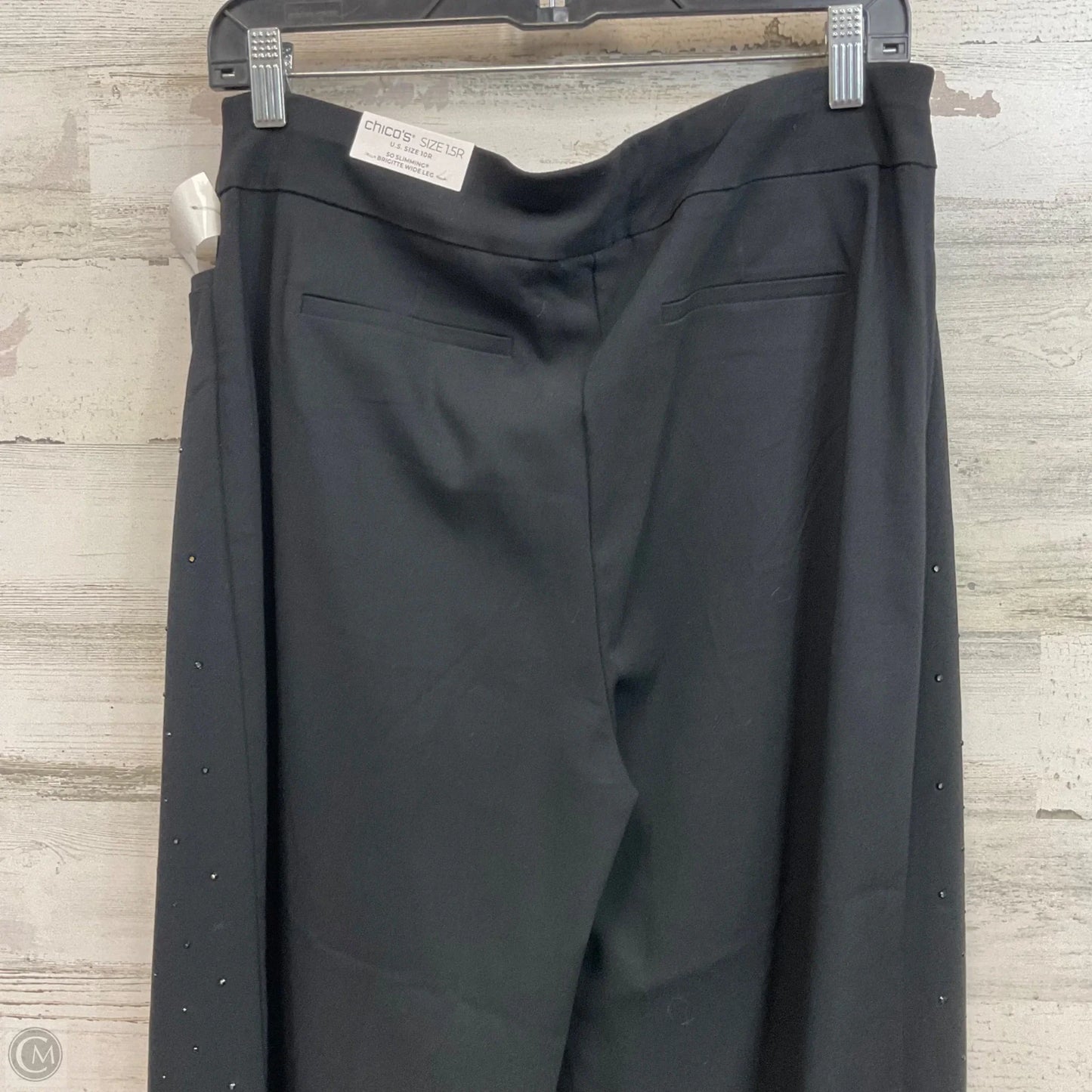 Pants Dress By Chicos In Black, Size: 10