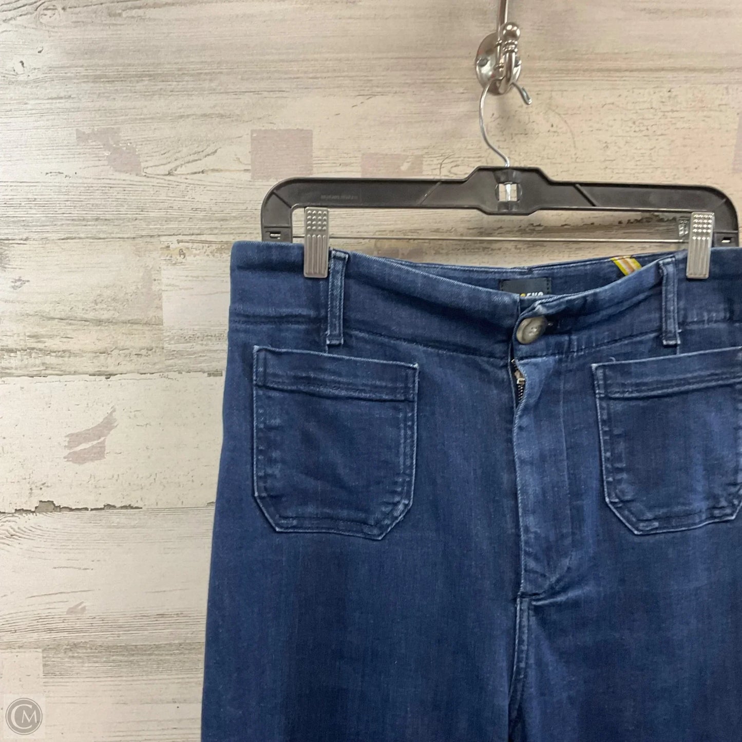 Jeans Wide Leg By Maeve In Blue Denim, Size: 12l