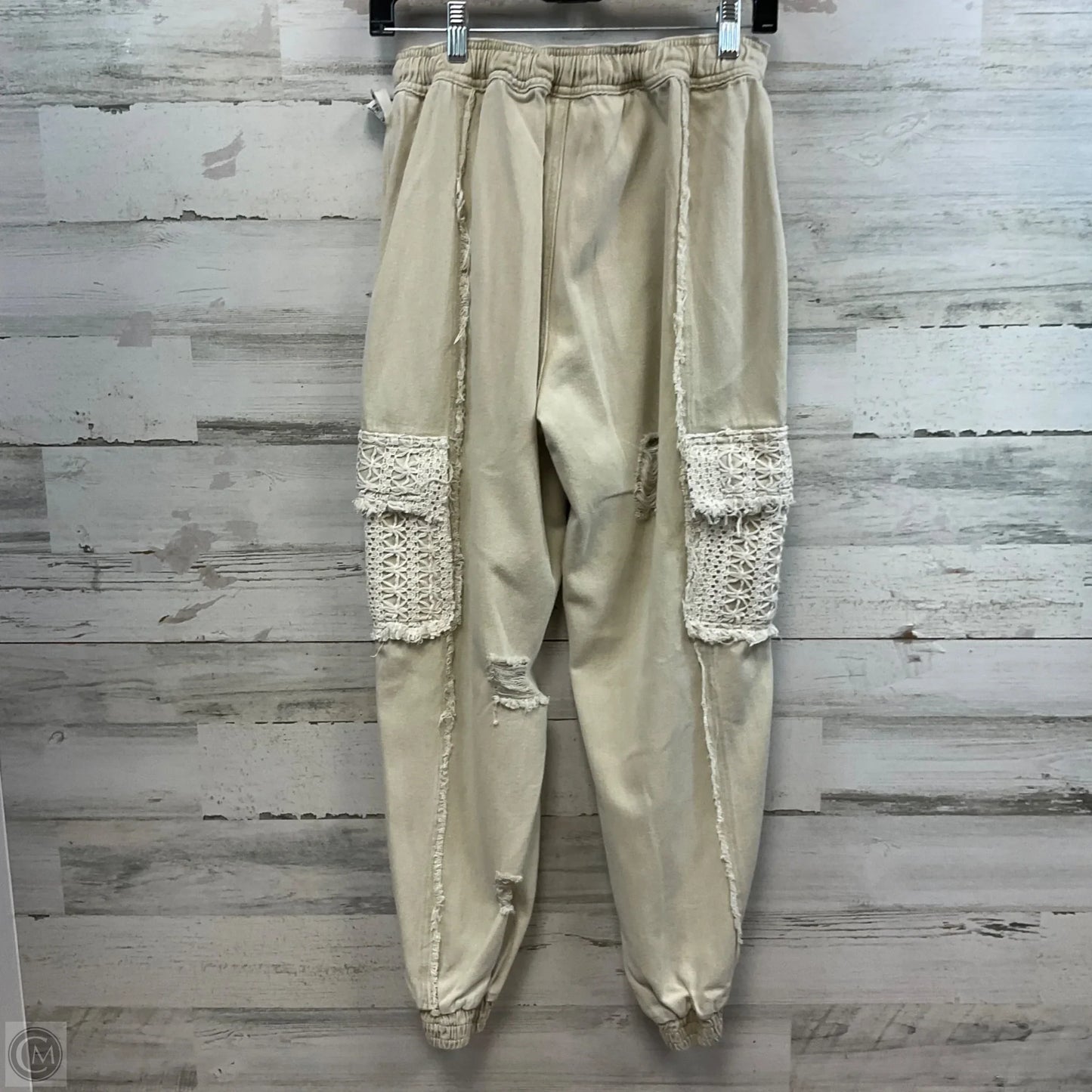 Jeans Skinny By Pol In Cream Denim, Size: S