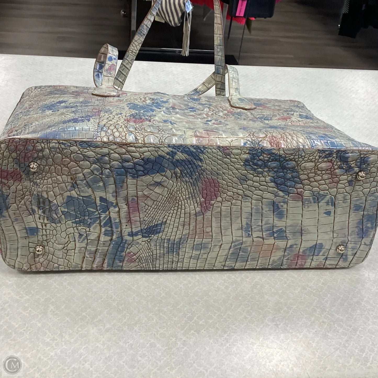 Handbag Designer By Brahmin, Size: Large