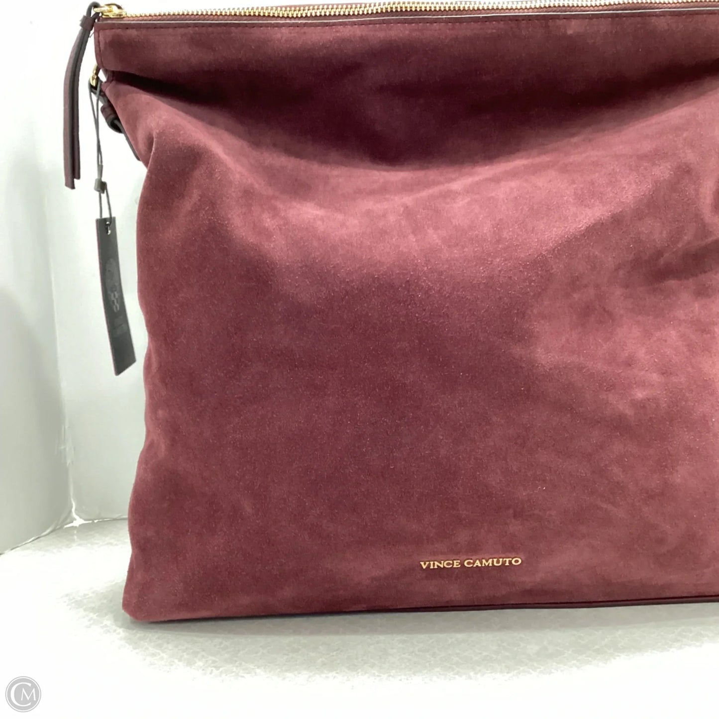 Handbag Leather By Vince Camuto, Size: Large