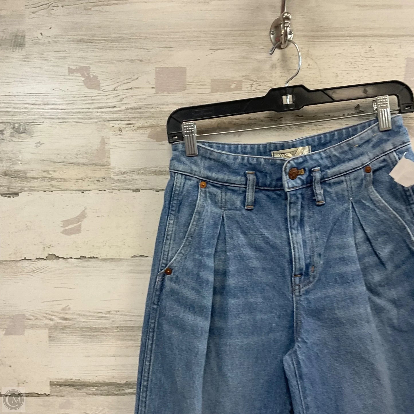 Jeans Wide Leg By Madewell In Blue Denim, Size: 0